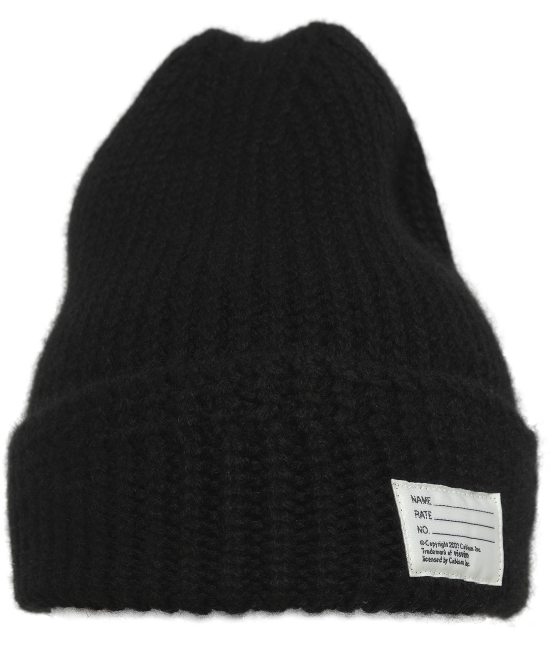 visvim Black cashmere beanie