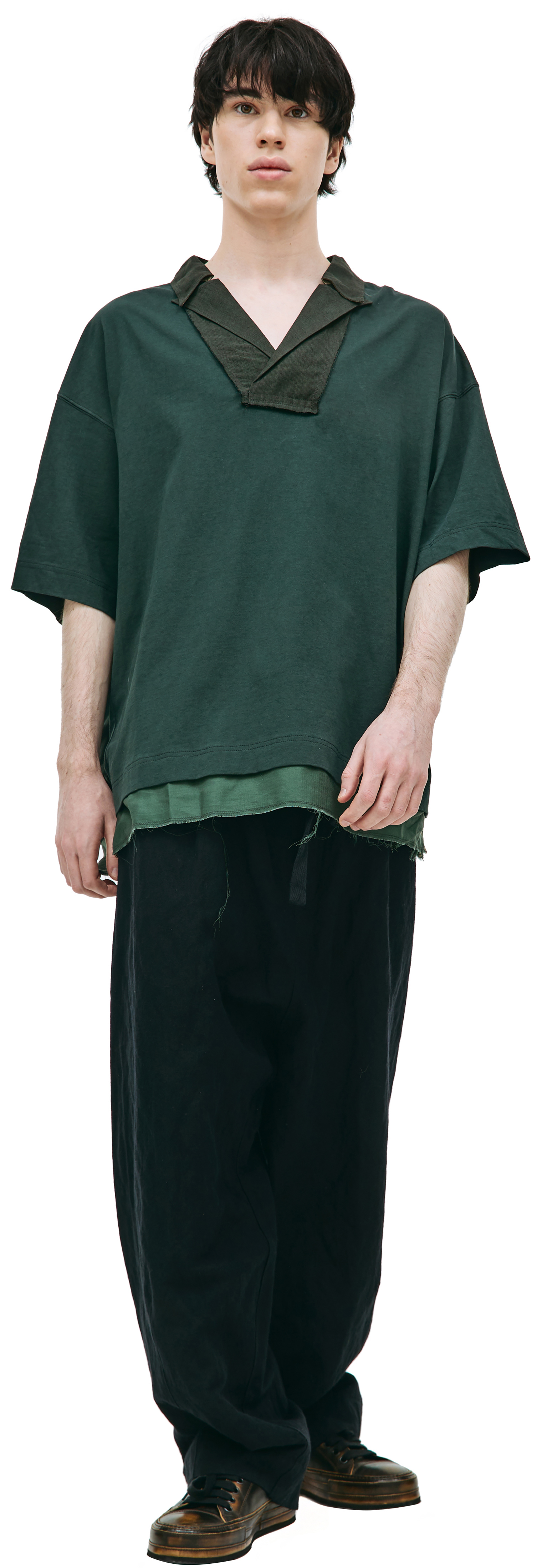 Ziggy Chen Cotton combinationed t-shirt