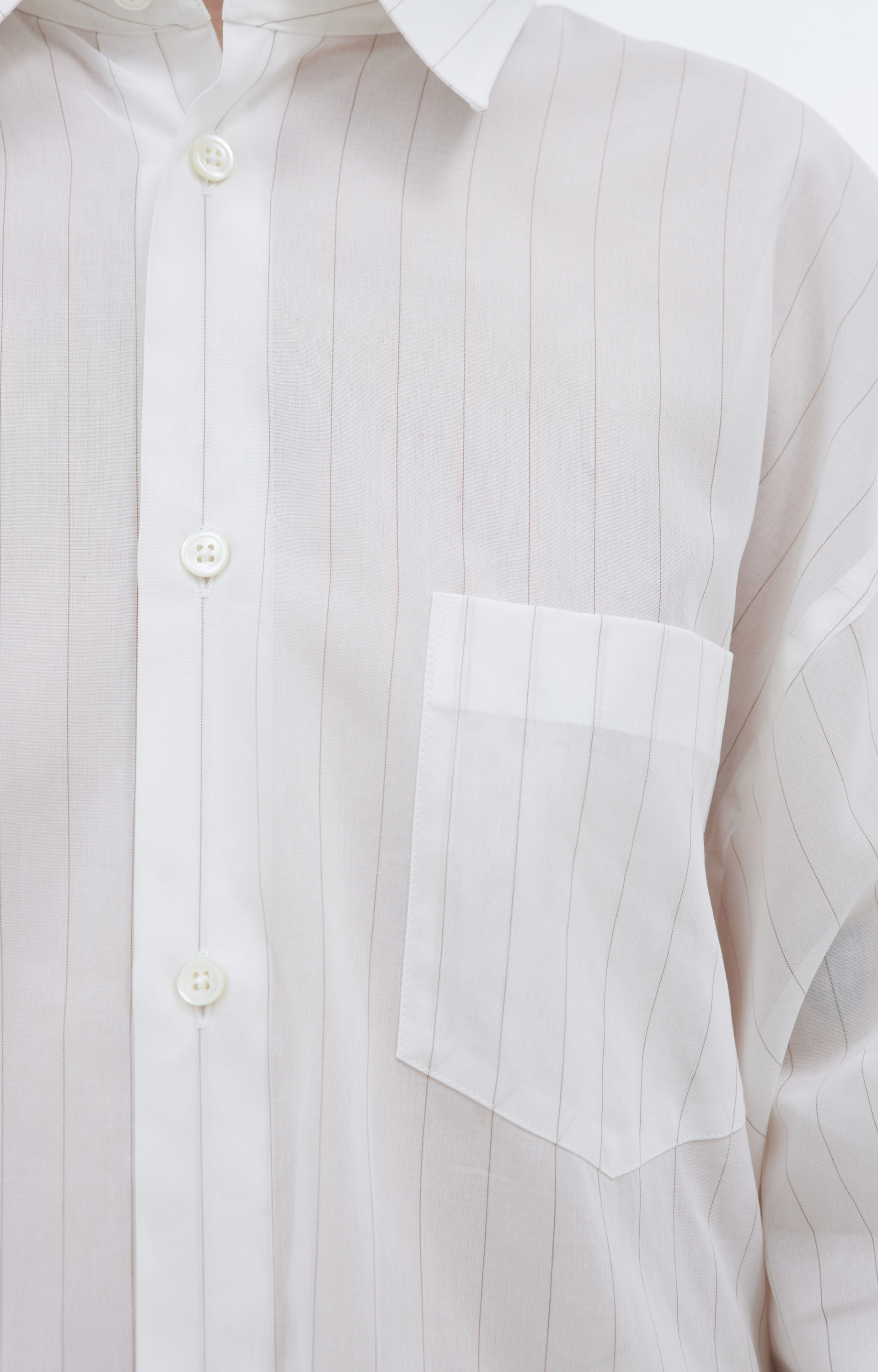 Doublet White striped shirt