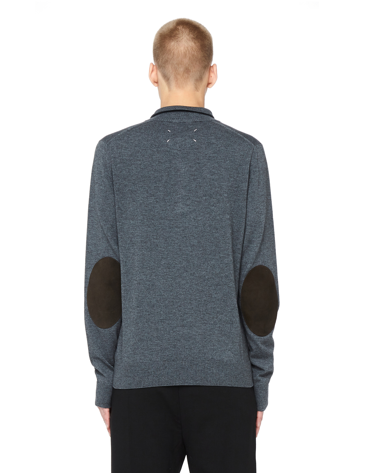Maison Margiela Elbow patched sweater