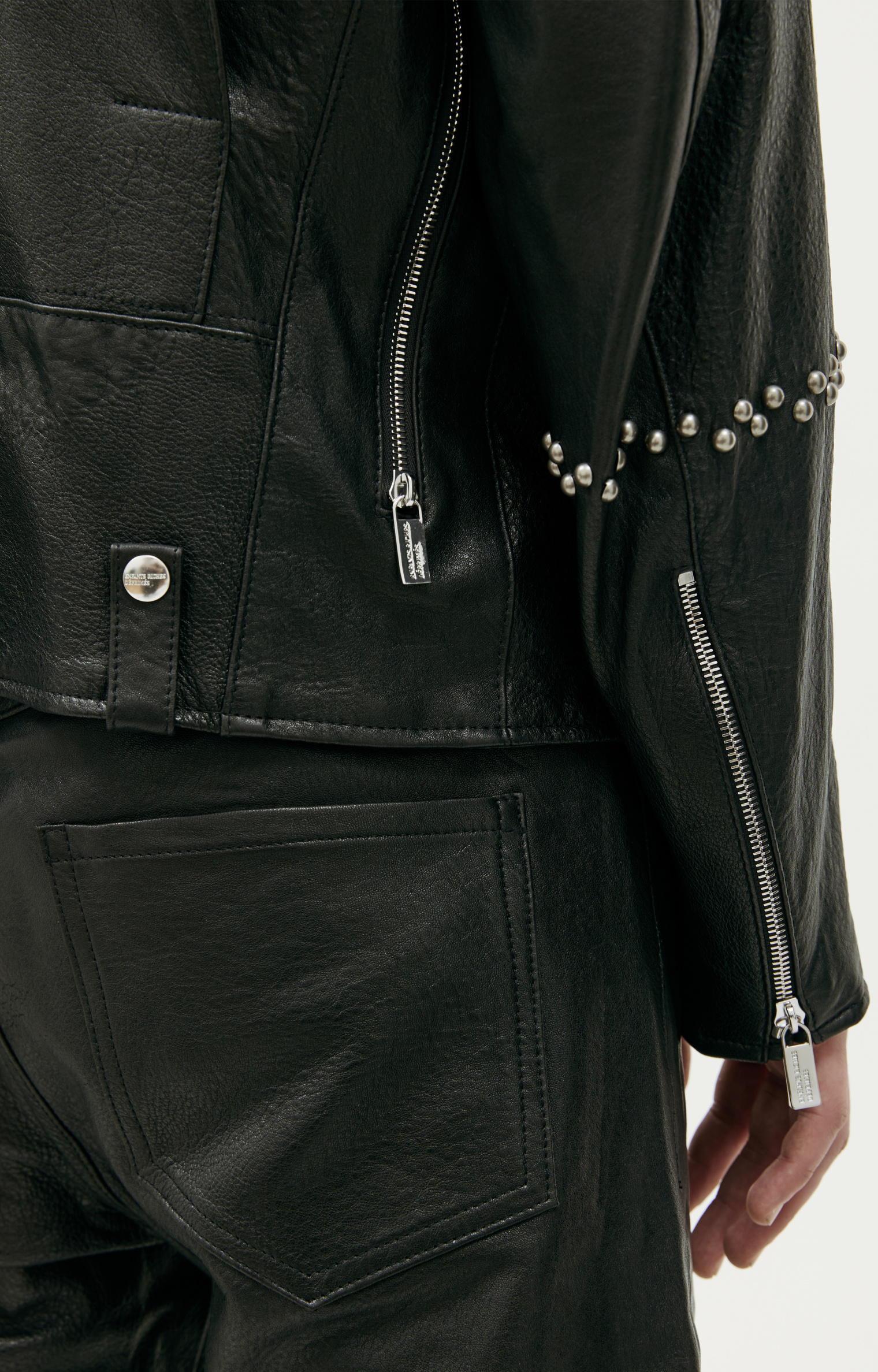 Enfants Riches Deprimes Black leather jacket