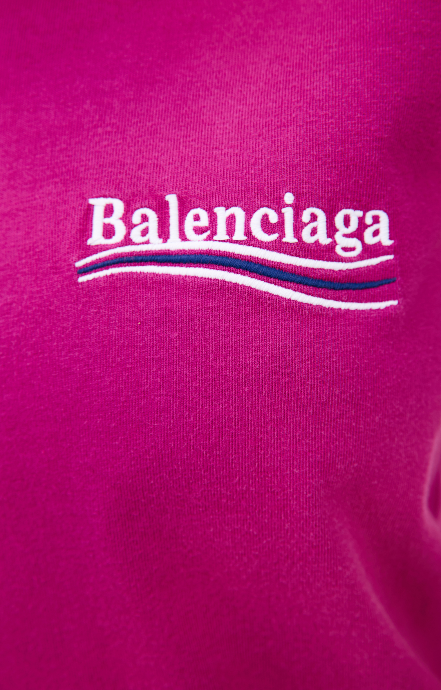 Balenciaga Pink logo T-shirt