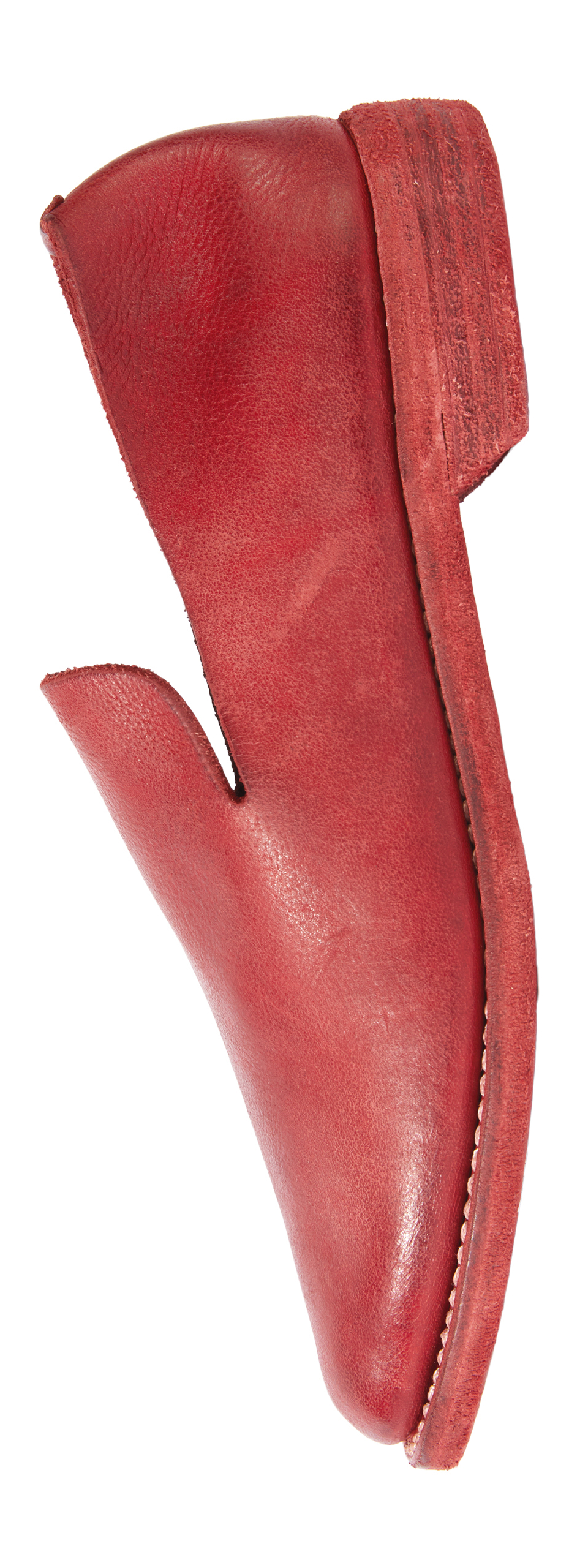 Guidi Red Leather Loafers