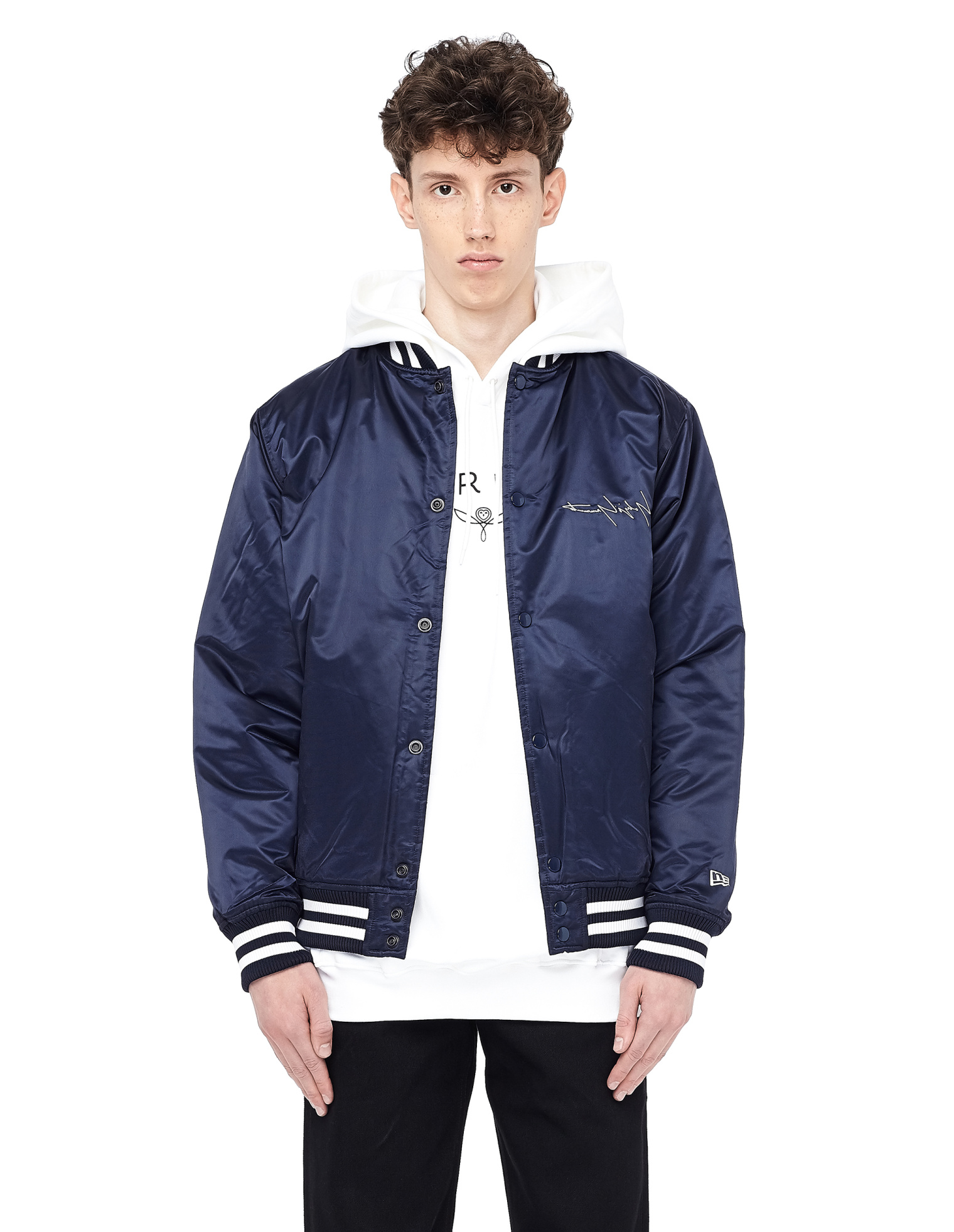 Yohji Yamamoto New Era Printed Bomber Jacket