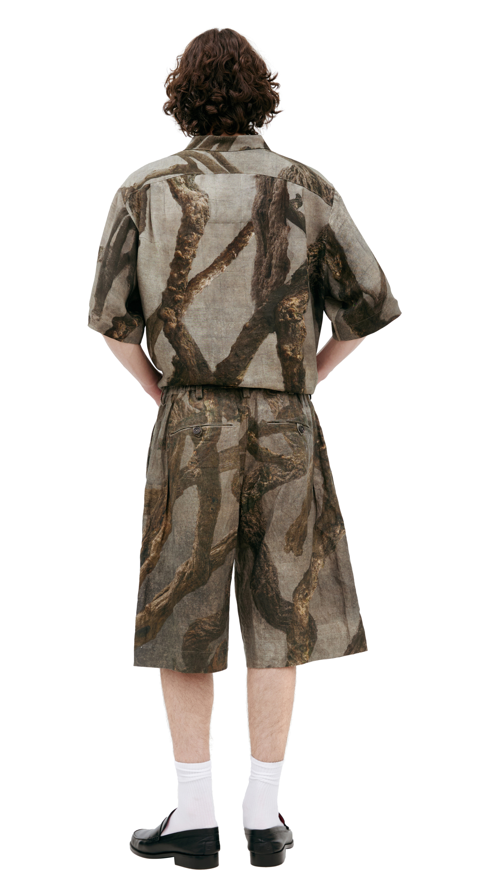 Ziggy Chen Monoprint shorts