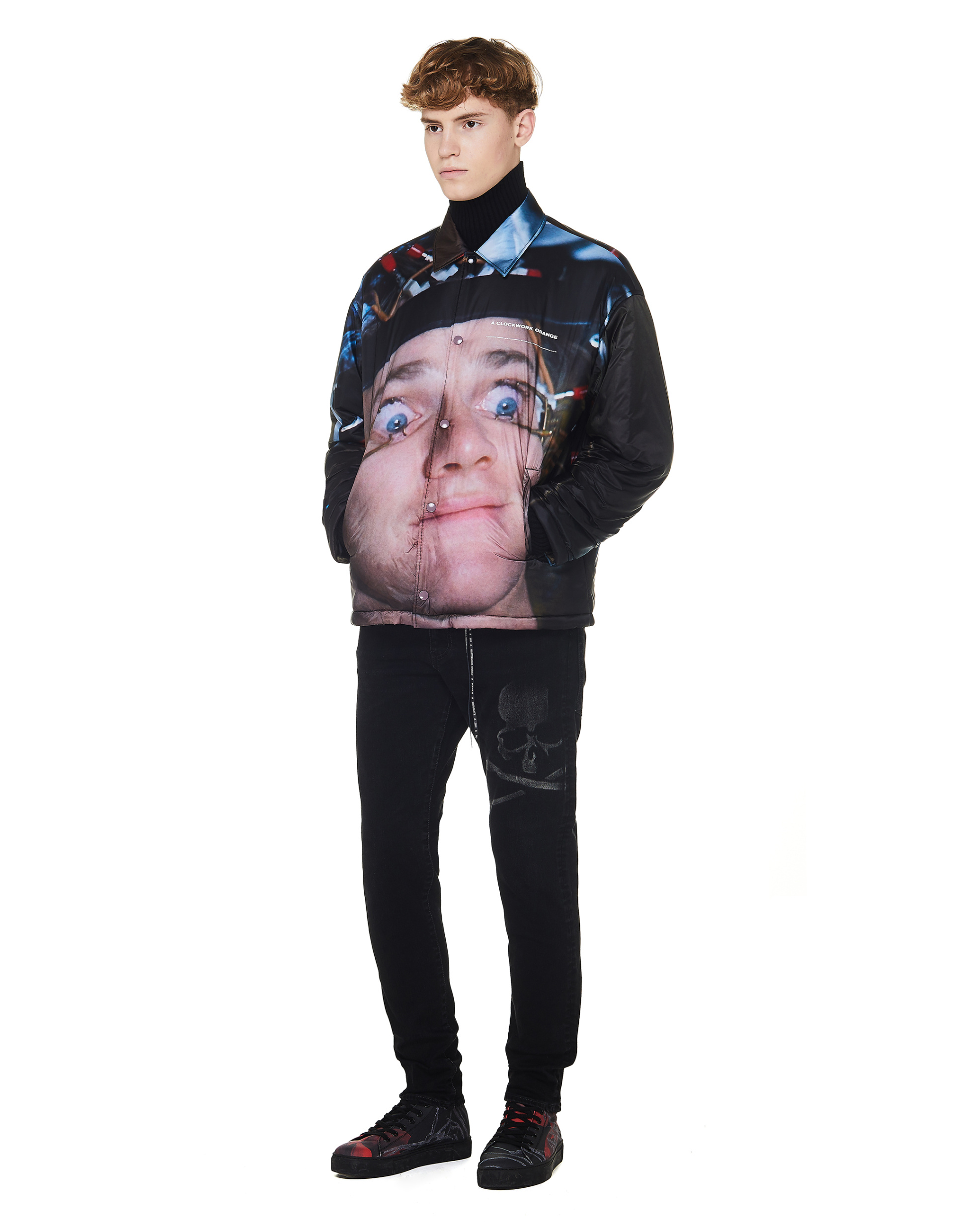 Mastermind WORLD Black Skull Jeans