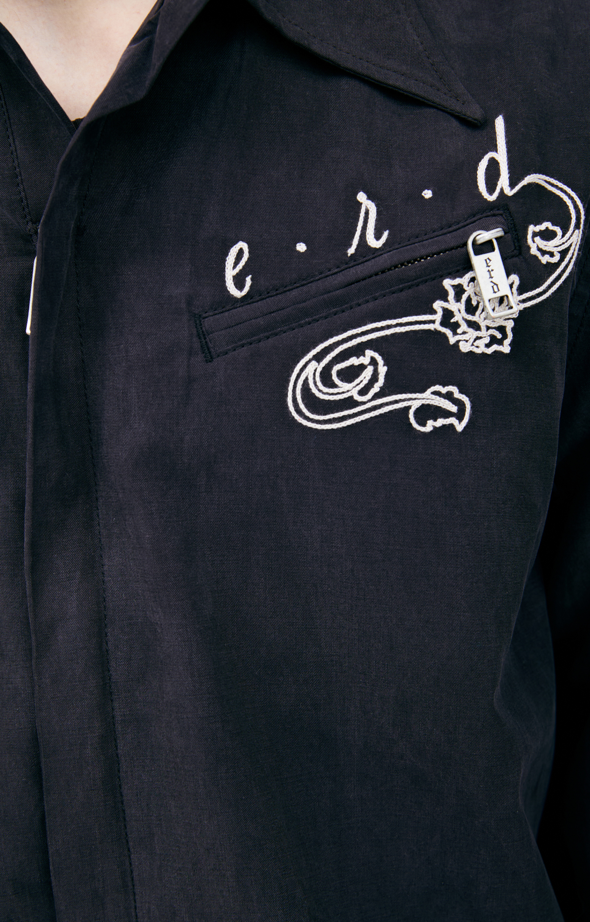 Enfants Riches Déprimés Black embroidered jacket