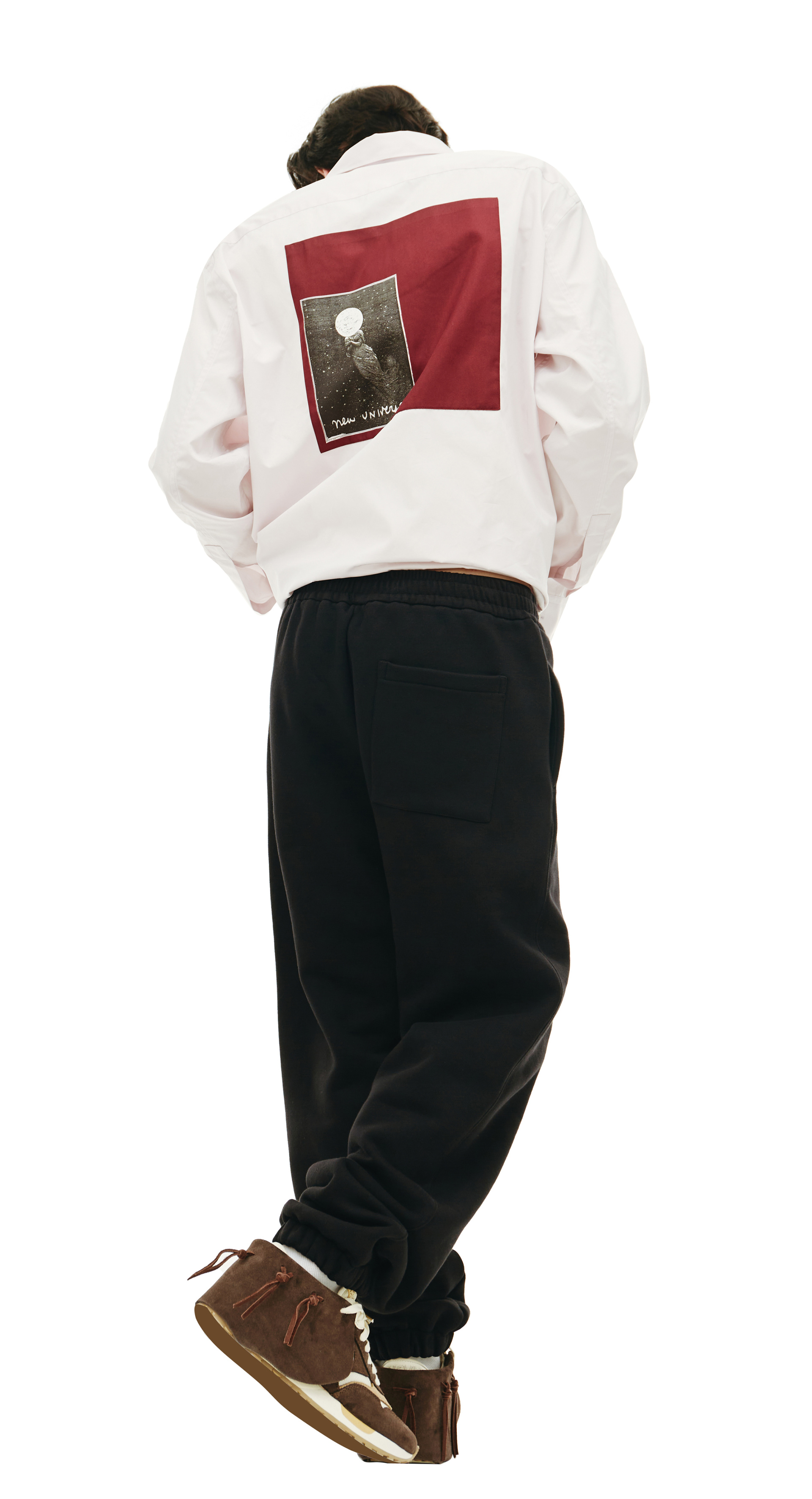 OAMC Black patched sweatpants