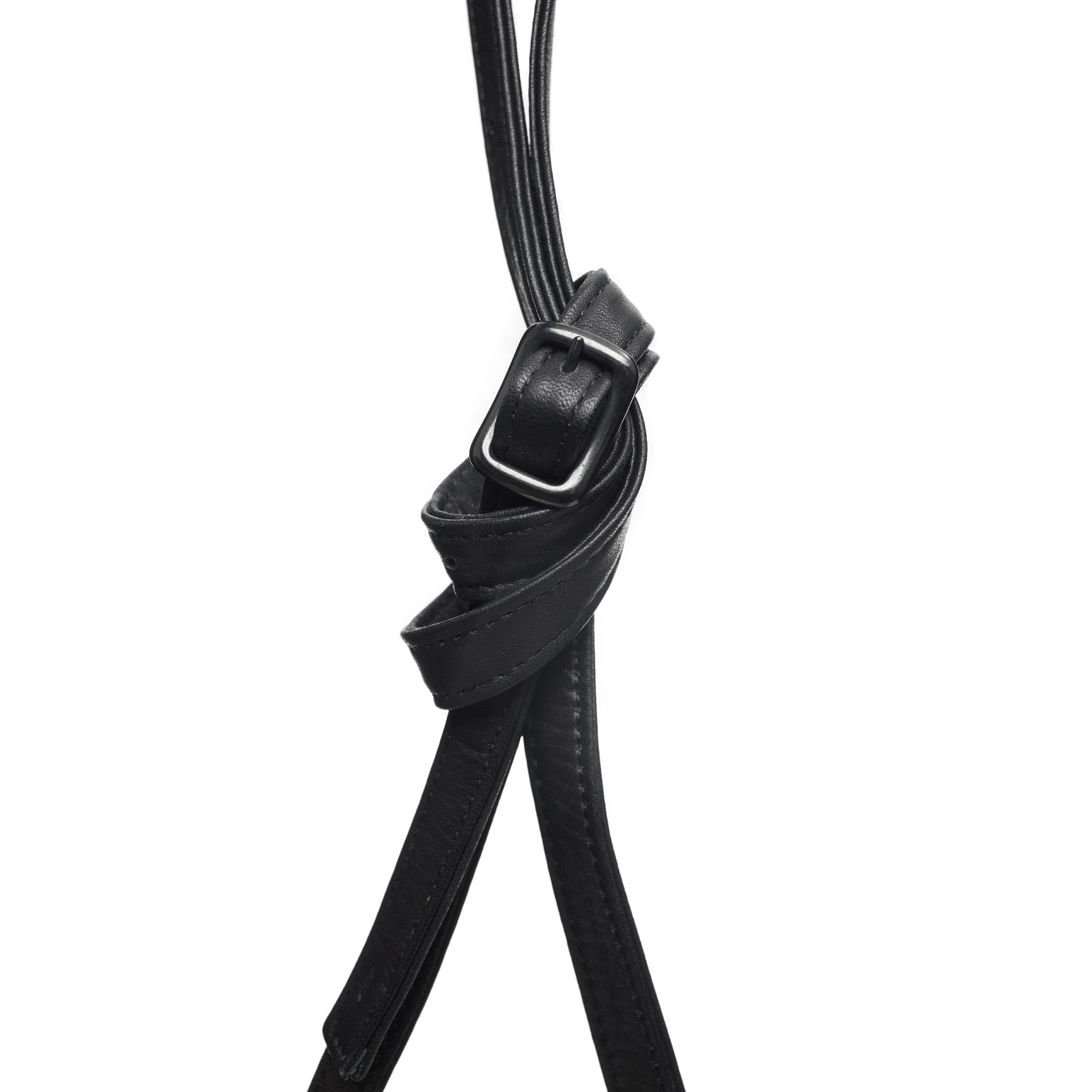 Y\'s Black leather bag