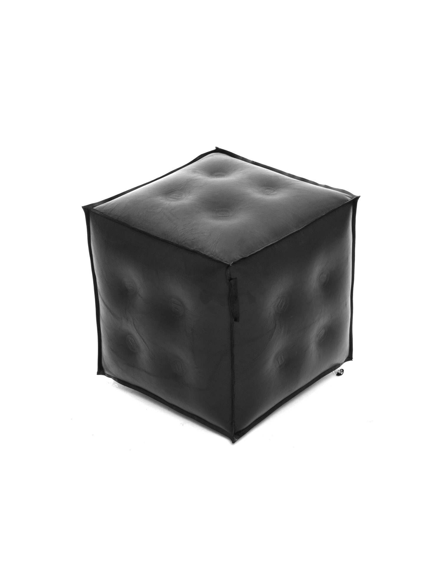 Isaac Sellam Inflatable leather pouf