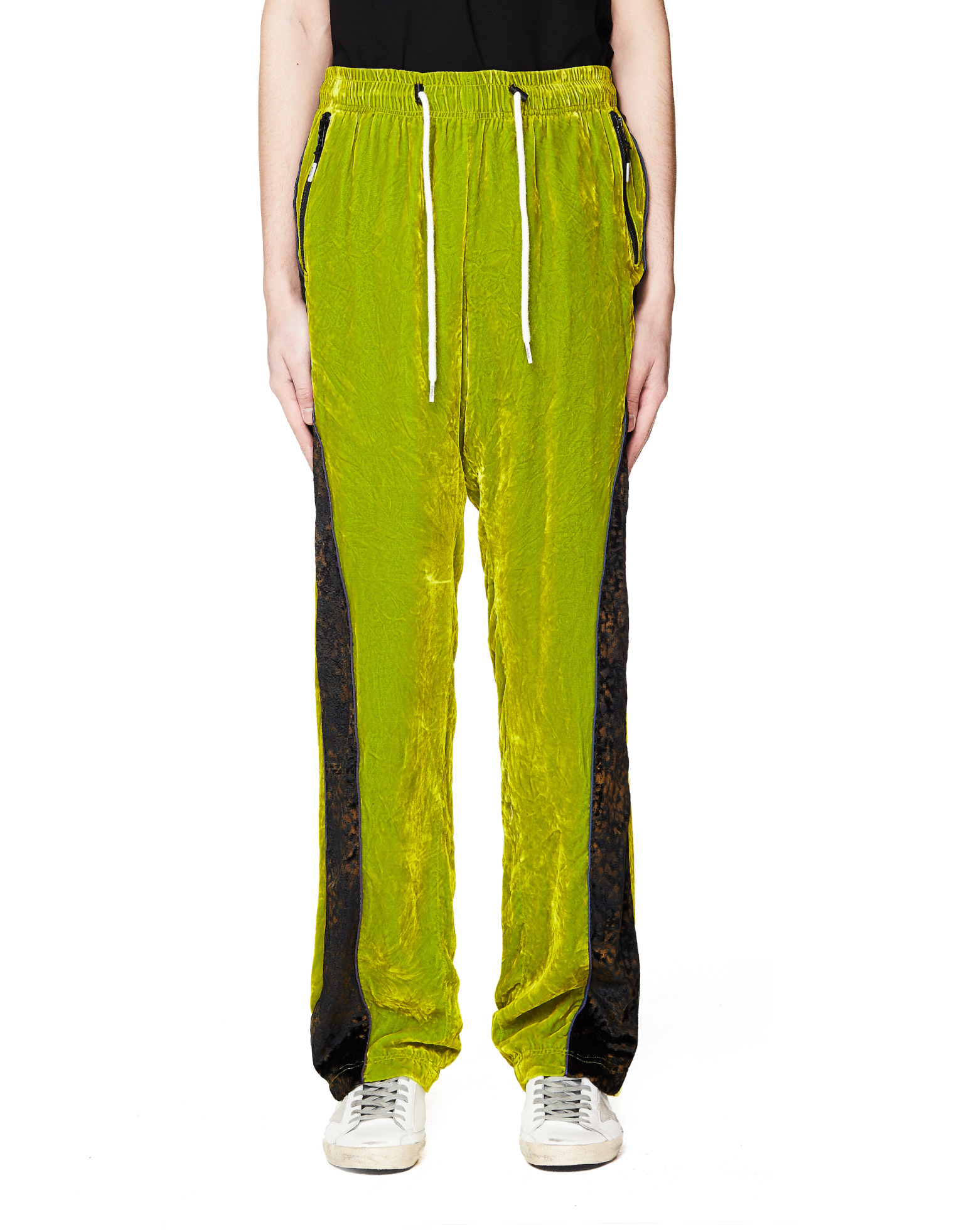 99% IS Green Velvet Sweatpants