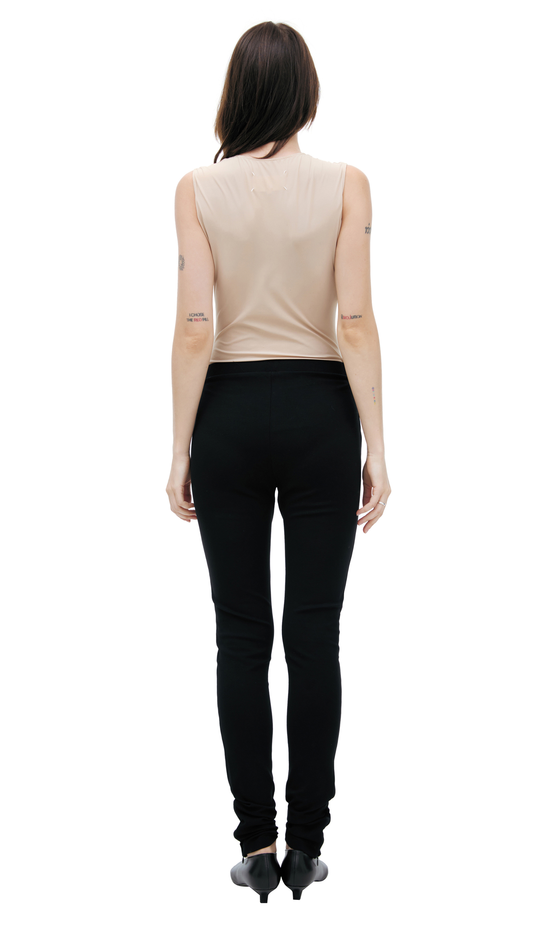 TOTEME Black zipper leggings
