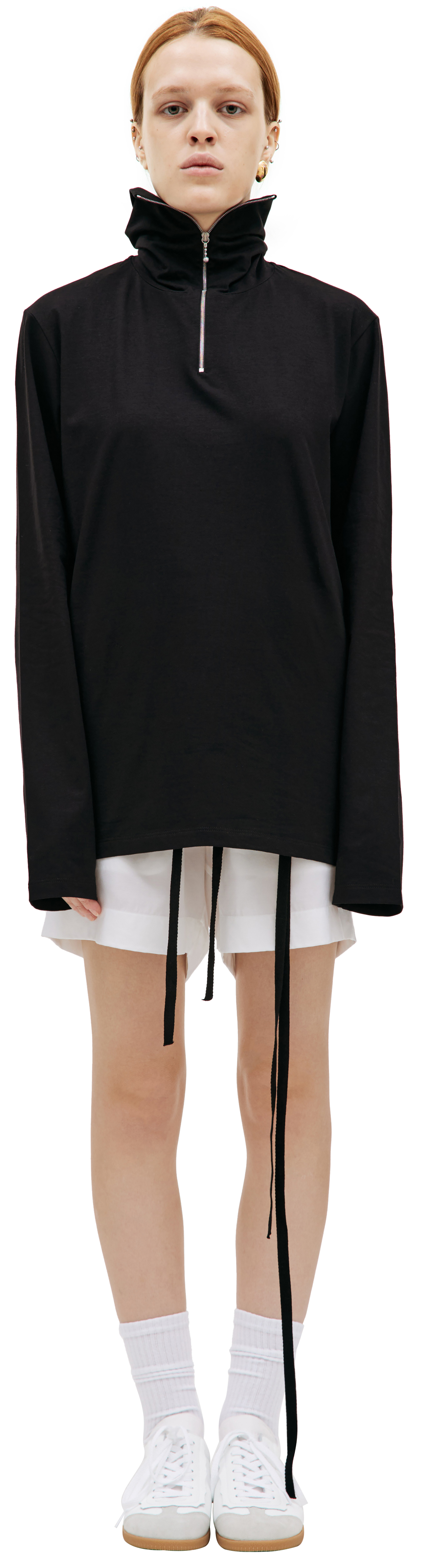 Jil Sander Zipped cotton longsleeve