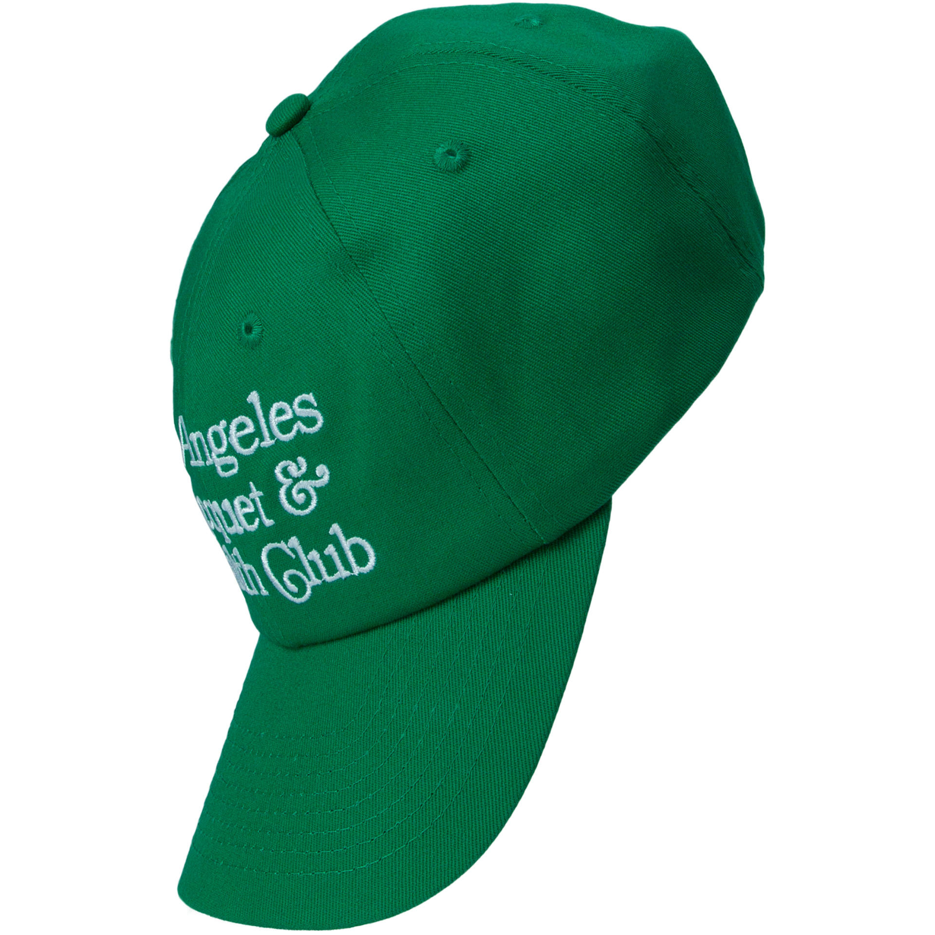 SPORTY & RICH Green \'LA Racquet\' cap