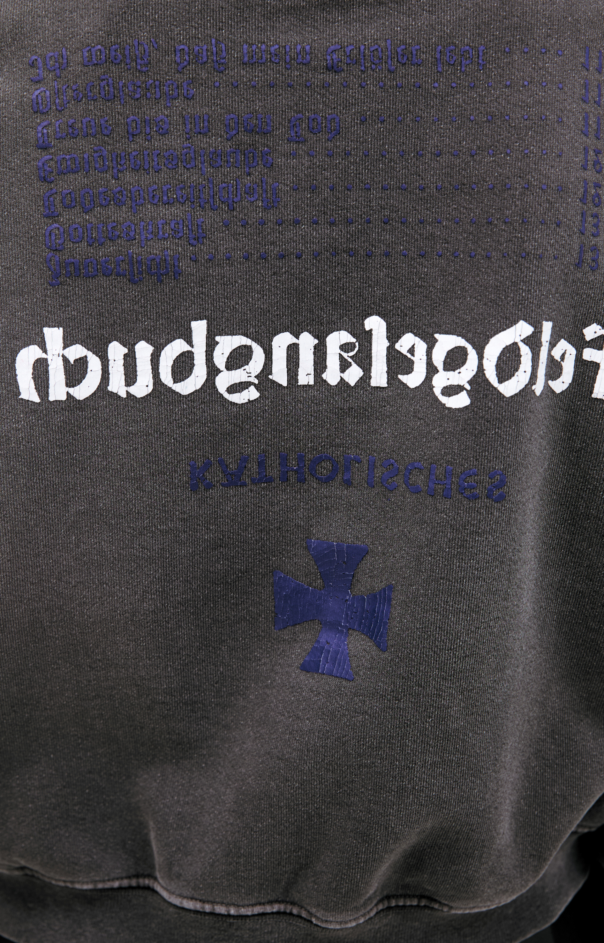 Enfants Riches Déprimés Grey print hoodie