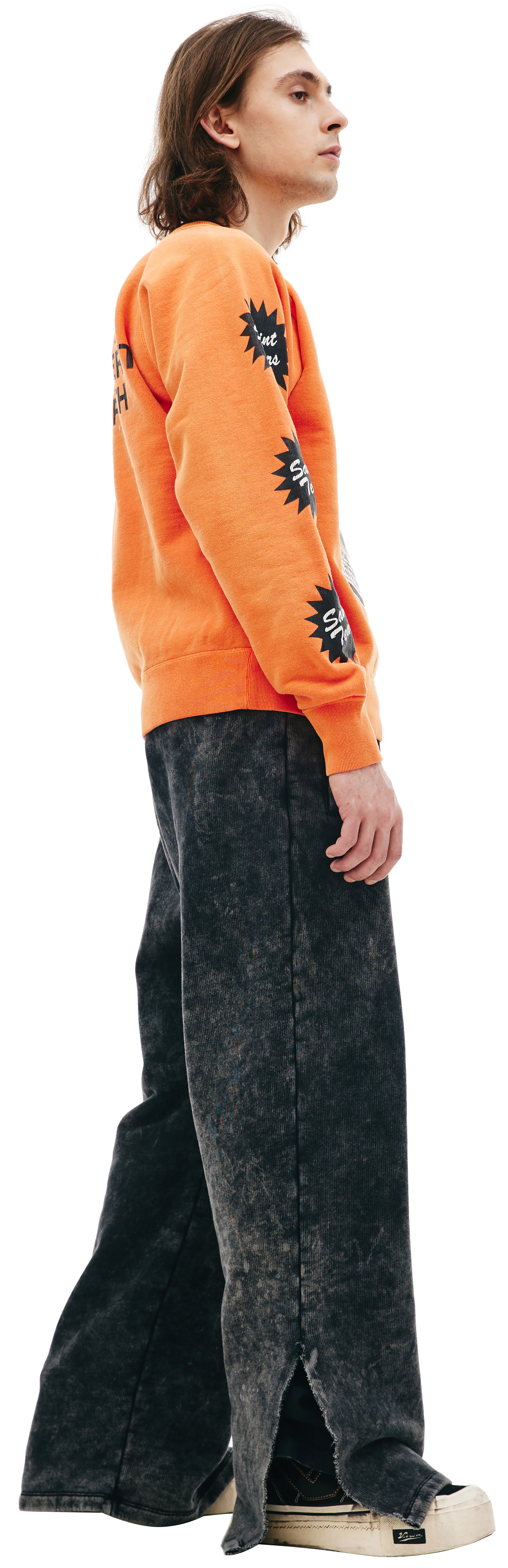 Saint Michael Milk pack printed sweatshirt