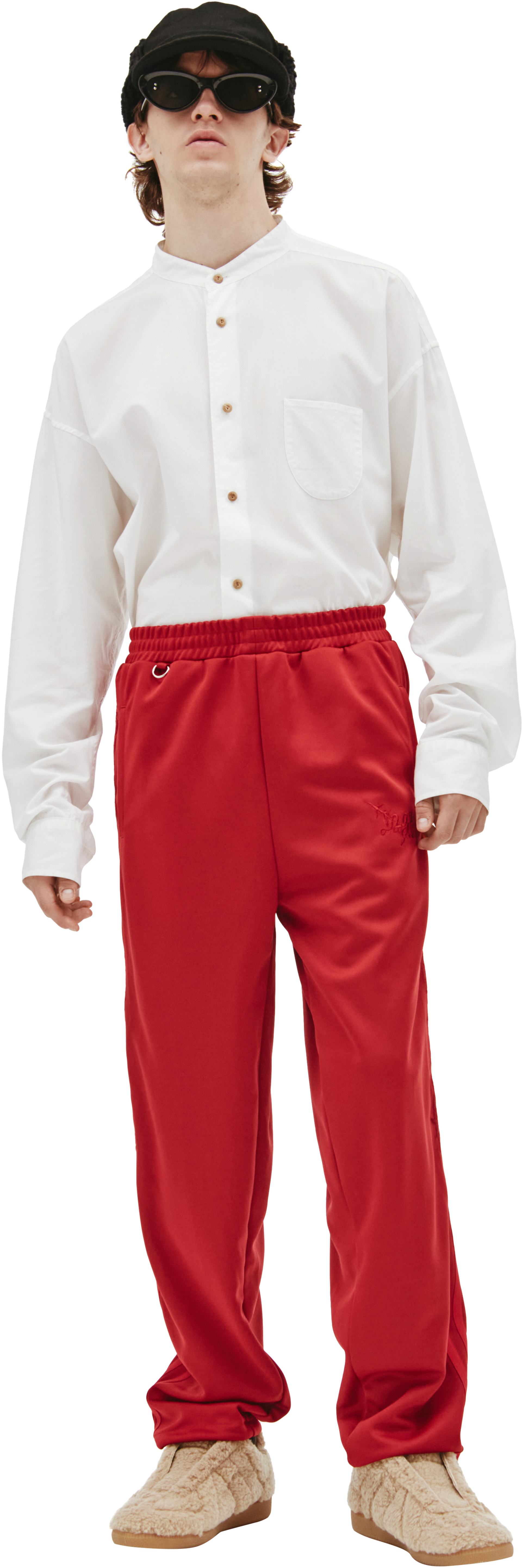 Doublet Red Embroidered Sweatpants