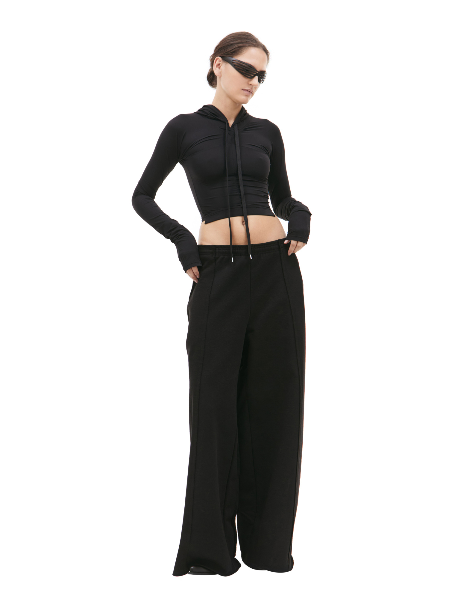 PROTOTYPES Black leggings hoodie