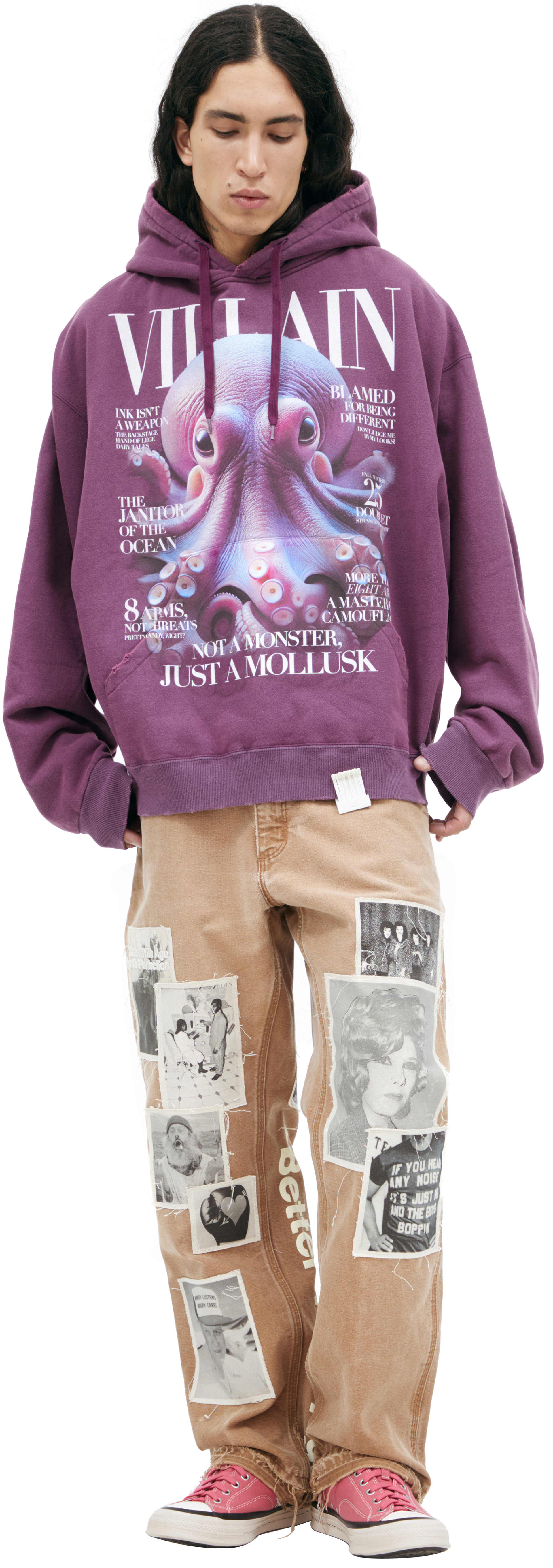 Doublet Purple Villain Hoodie