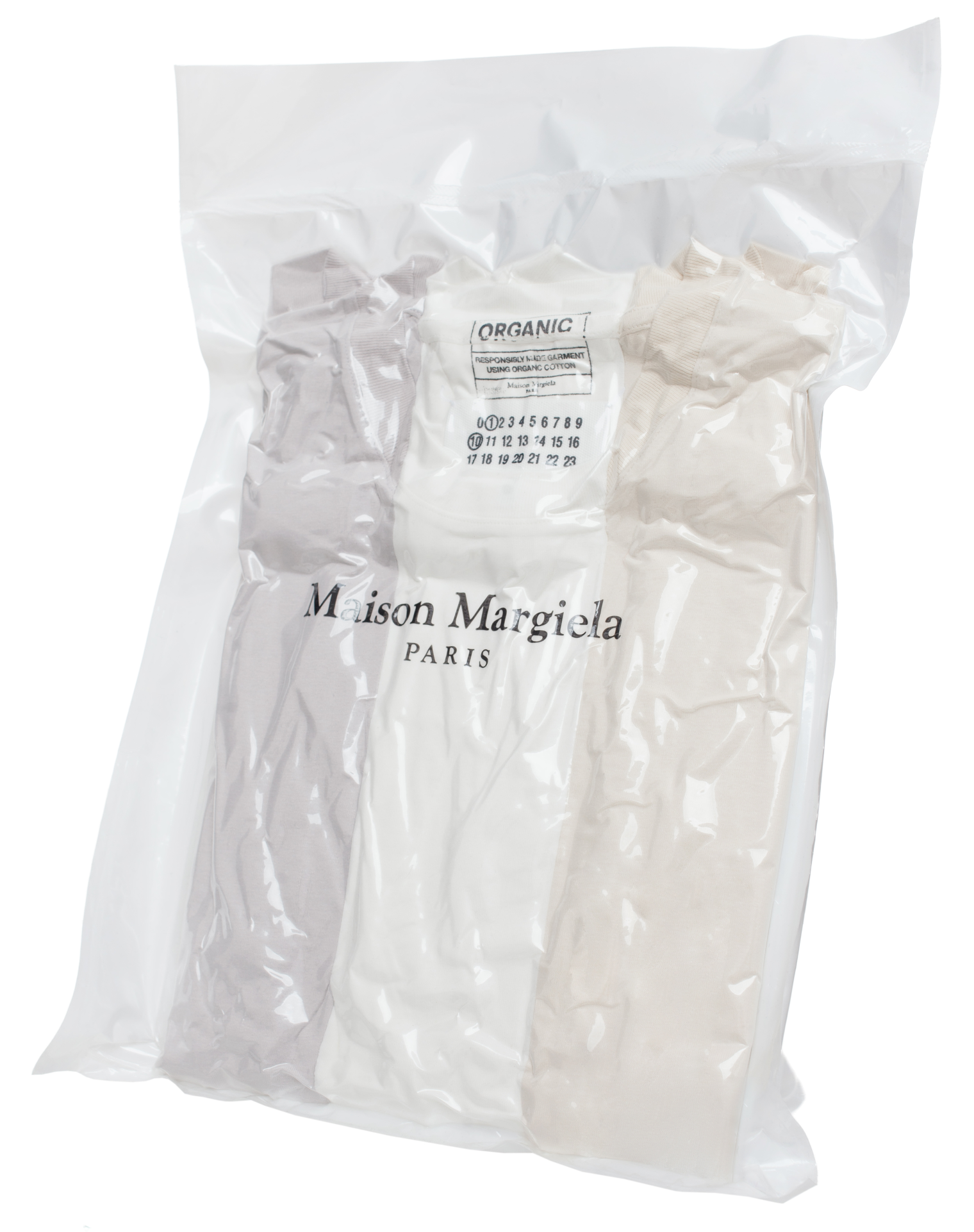 Maison Margiela Пак из 3-х базовых футболок