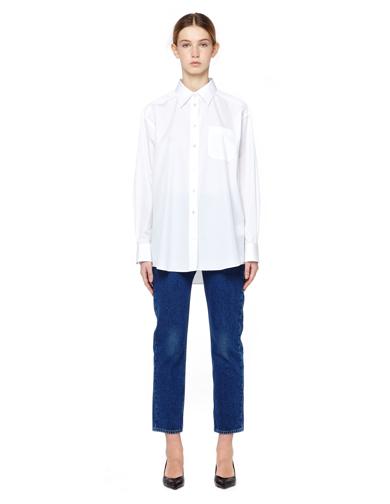 Maison Margiela Классическая белая рубашка