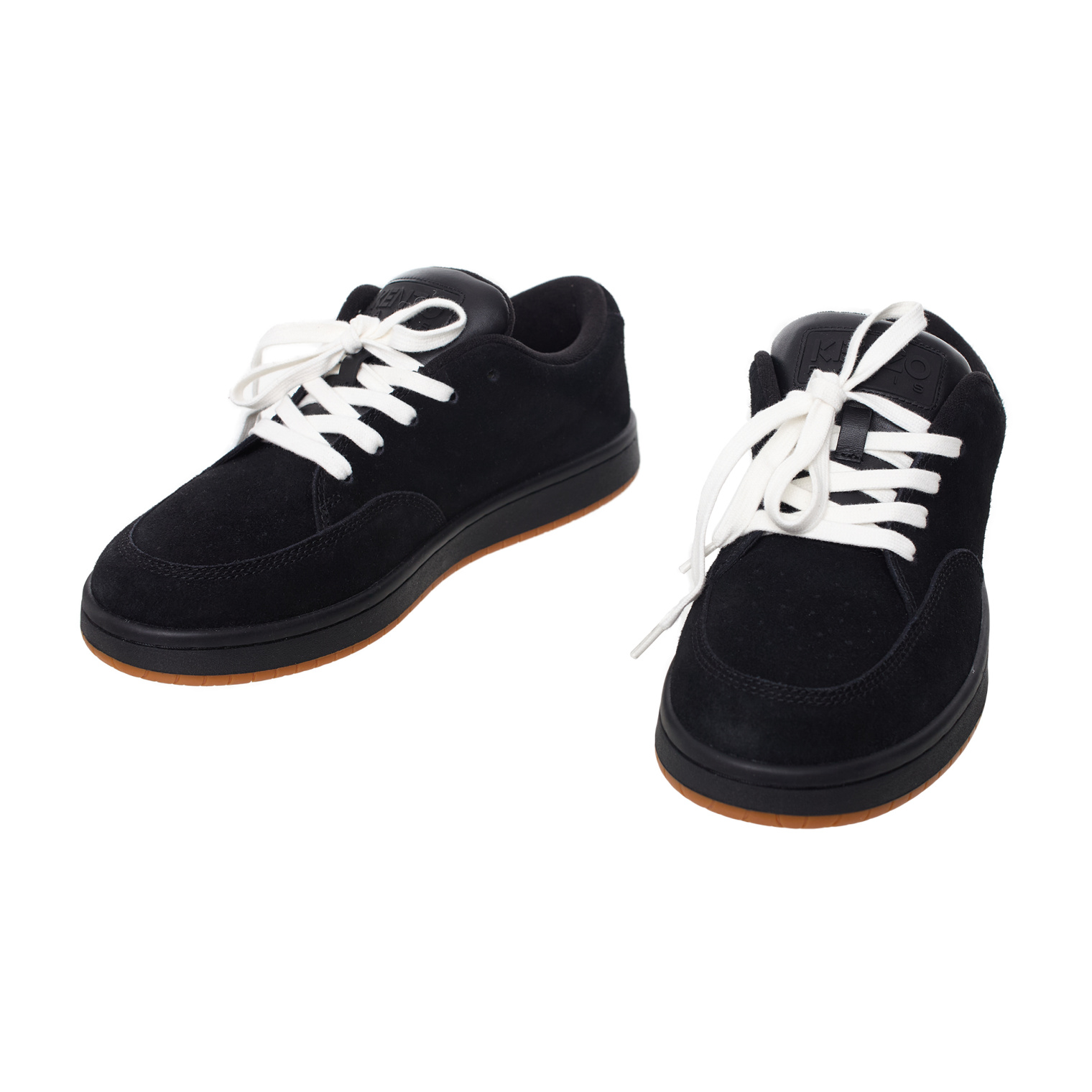 KENZO Black suede sneakers