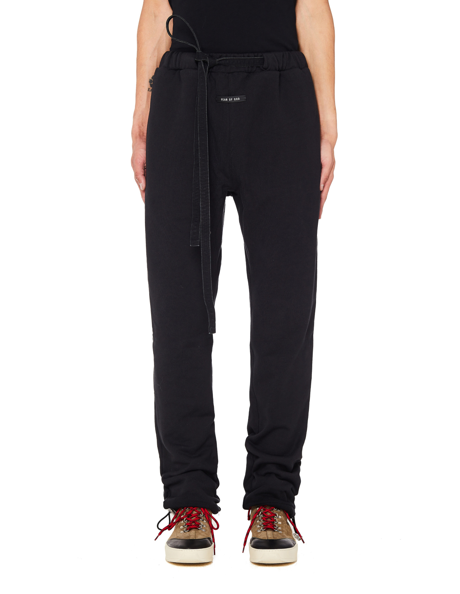 Fear of God Black Cotton Core Sweatpants