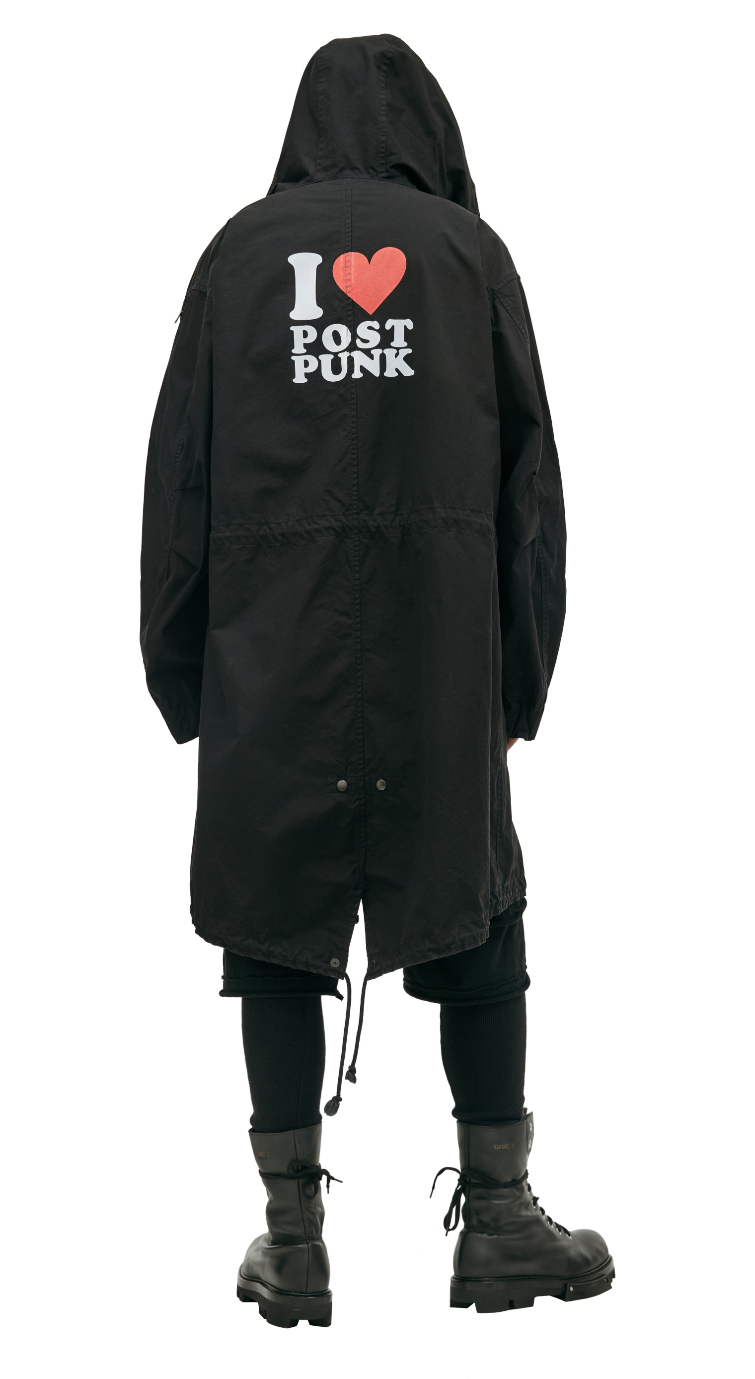 Undercover Black Printed Coat
