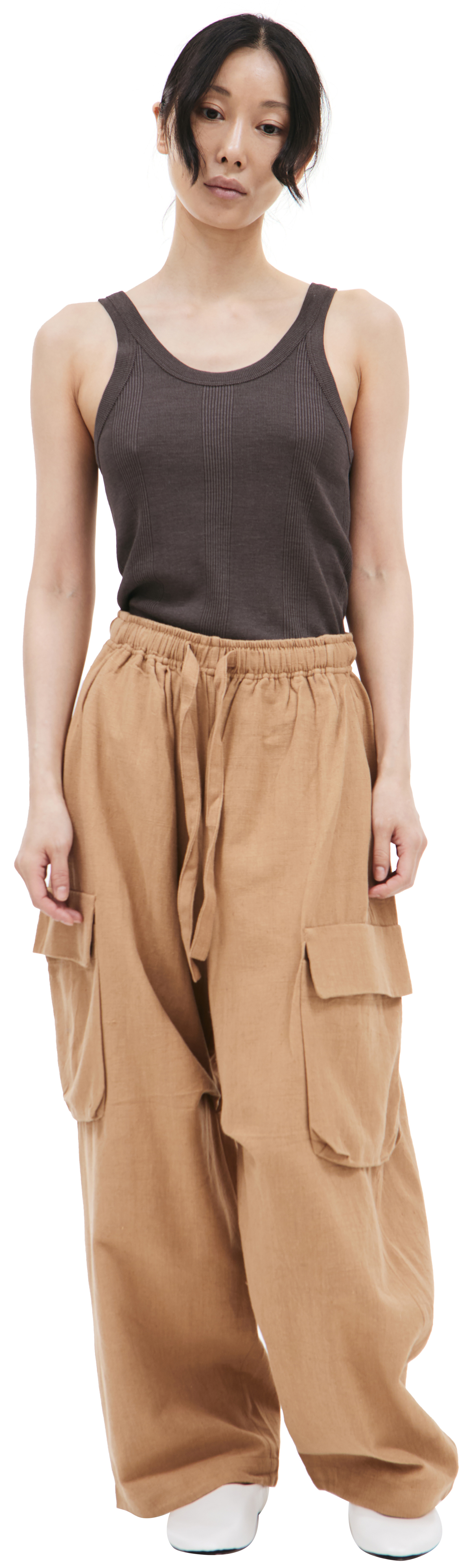 KARTIK Research Beige cargo trousers