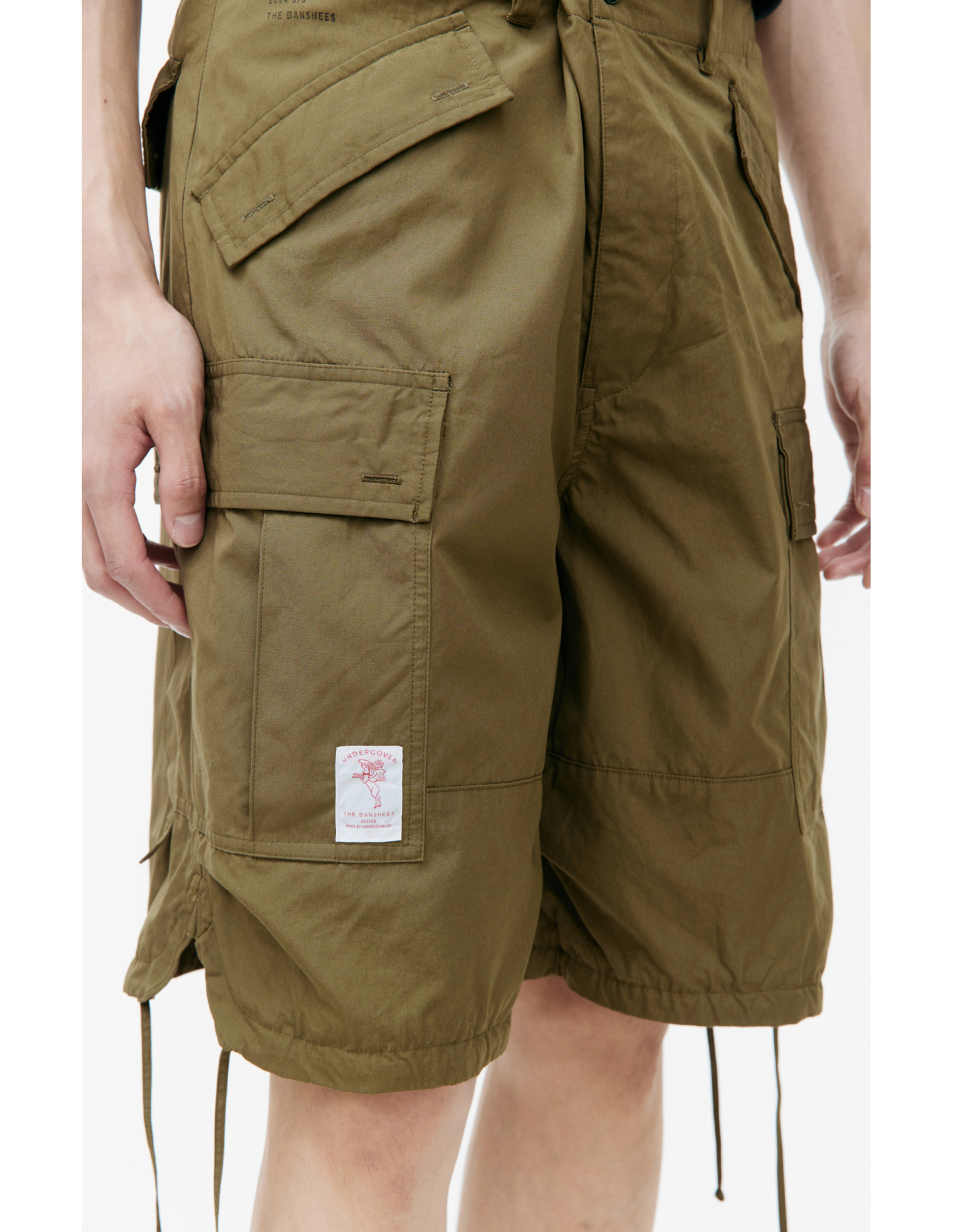 Undercover Khaki cargo shorts