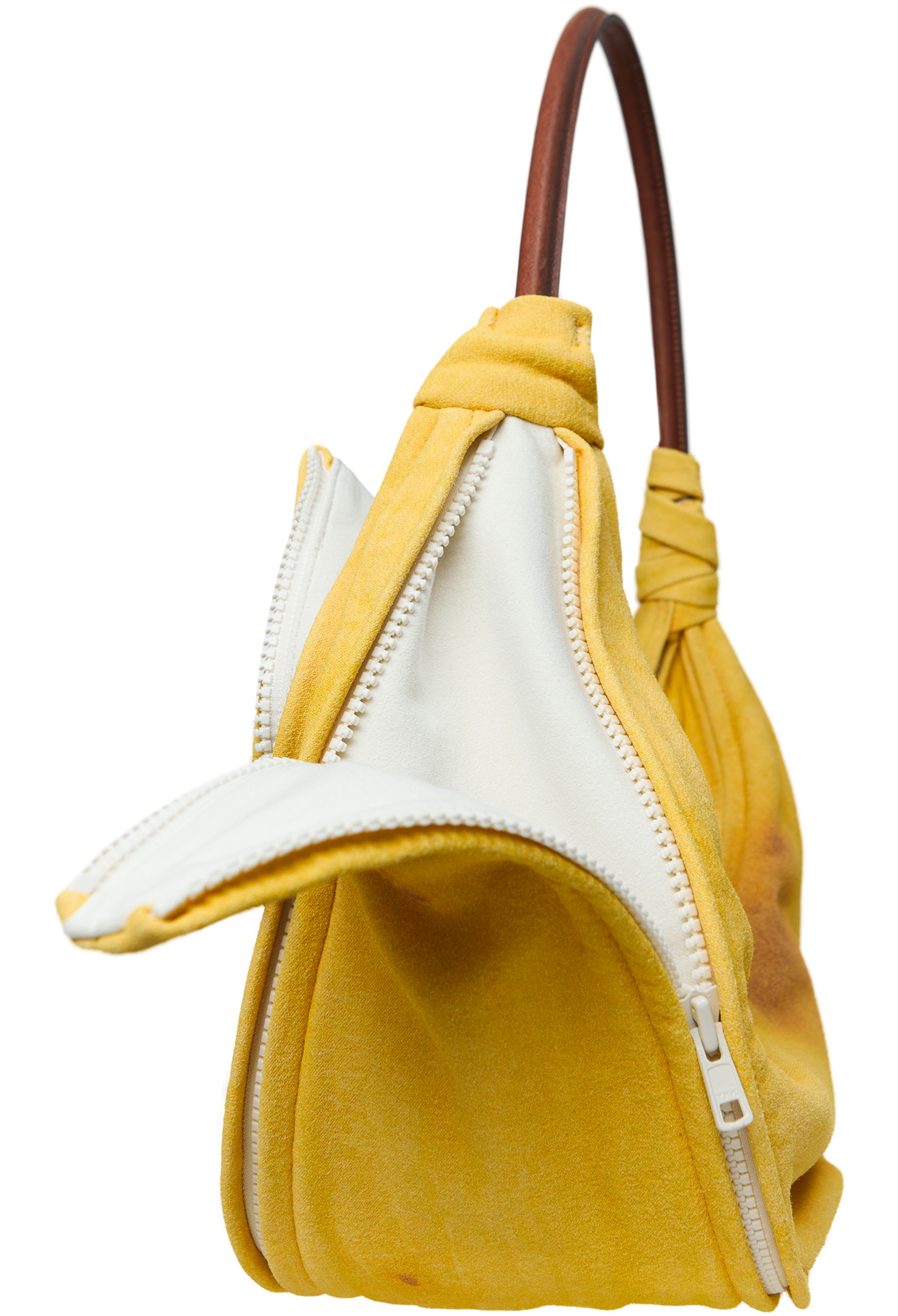 Buy Doublet men yellow peelable banana bag for $775 online on SV77
