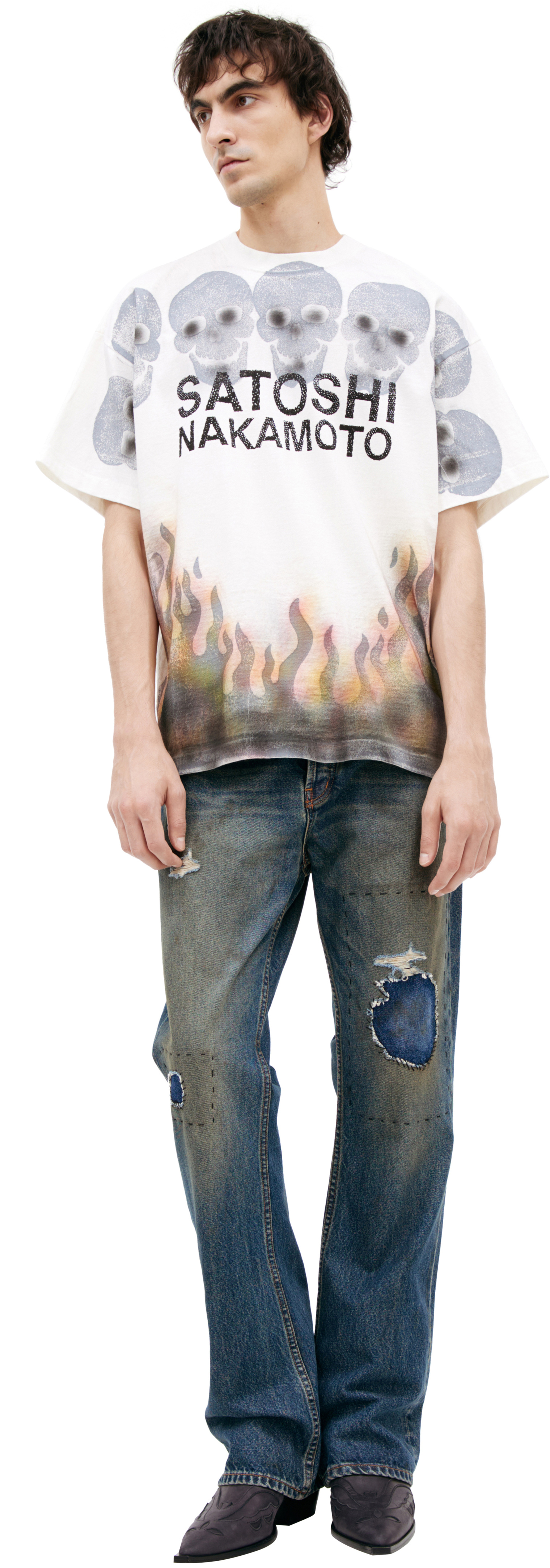 Satoshi Nakamoto Cotton print T-shirt