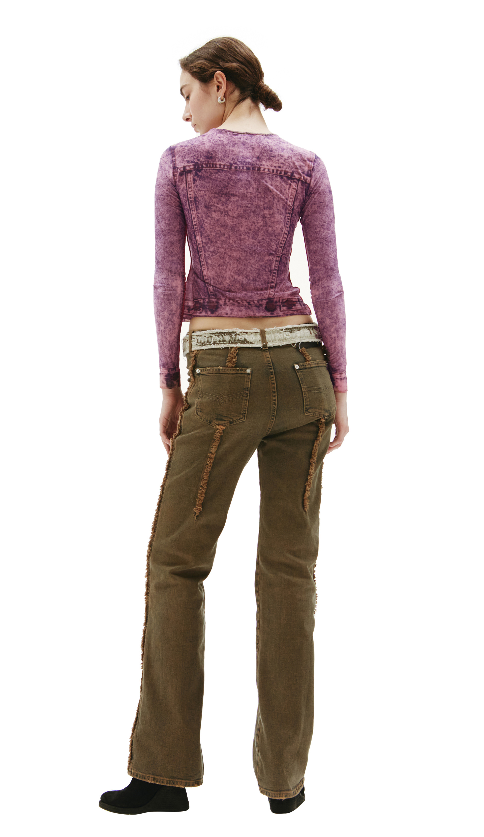 Diesel Graphic printed T-Clau Longsleeve