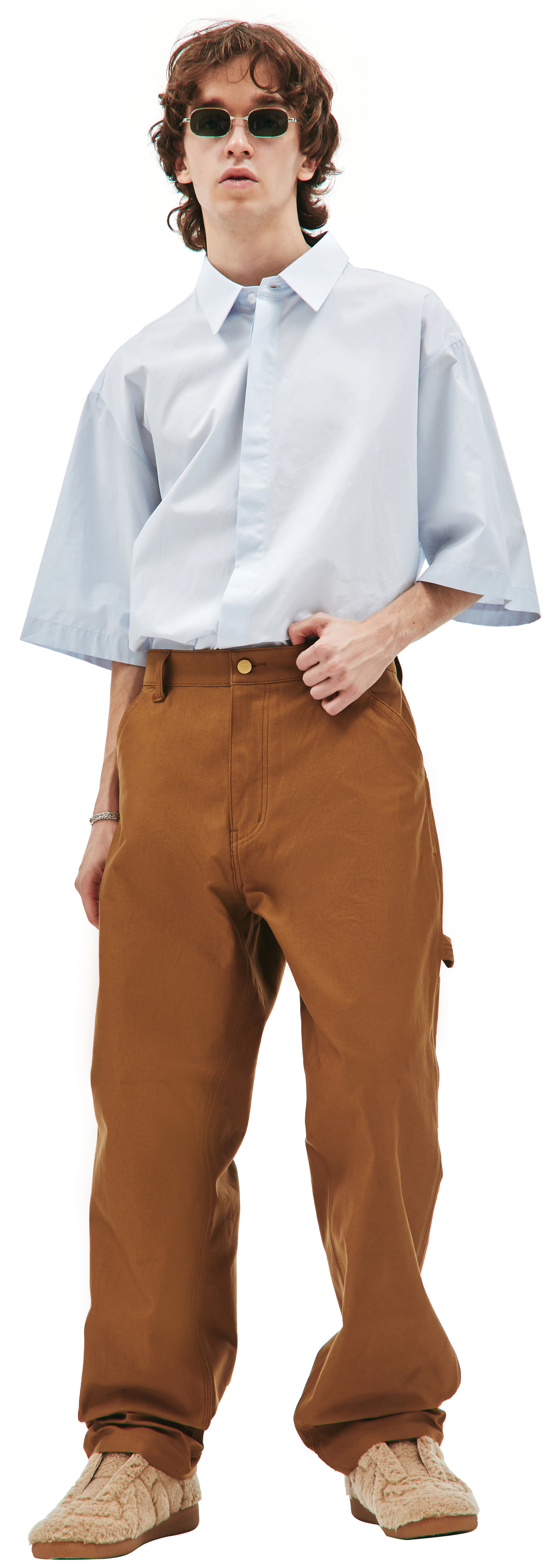 Junya Watanabe Junya Watanabe x Carhartt Pants Brown