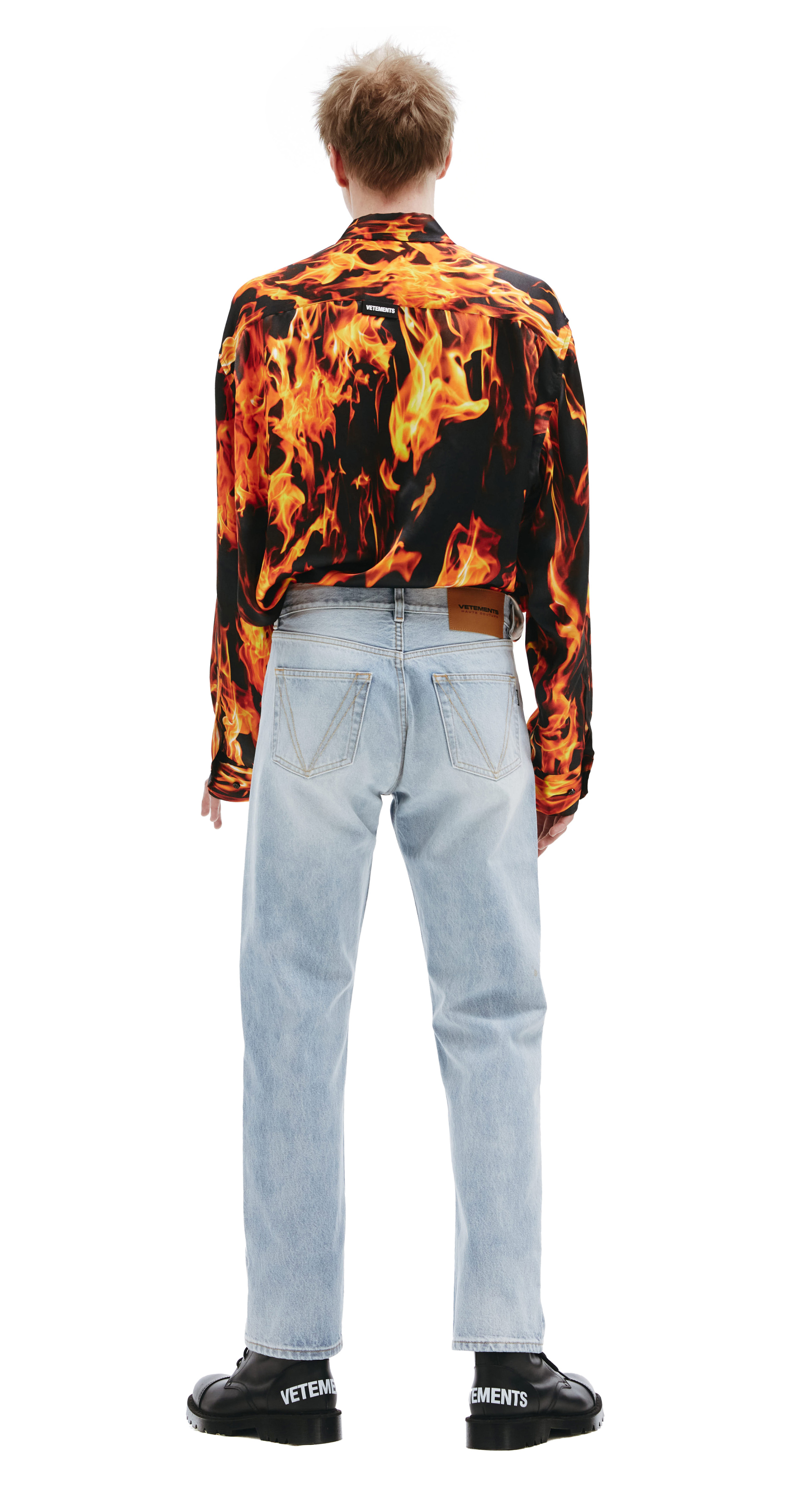 VETEMENTS Blue washed jeans