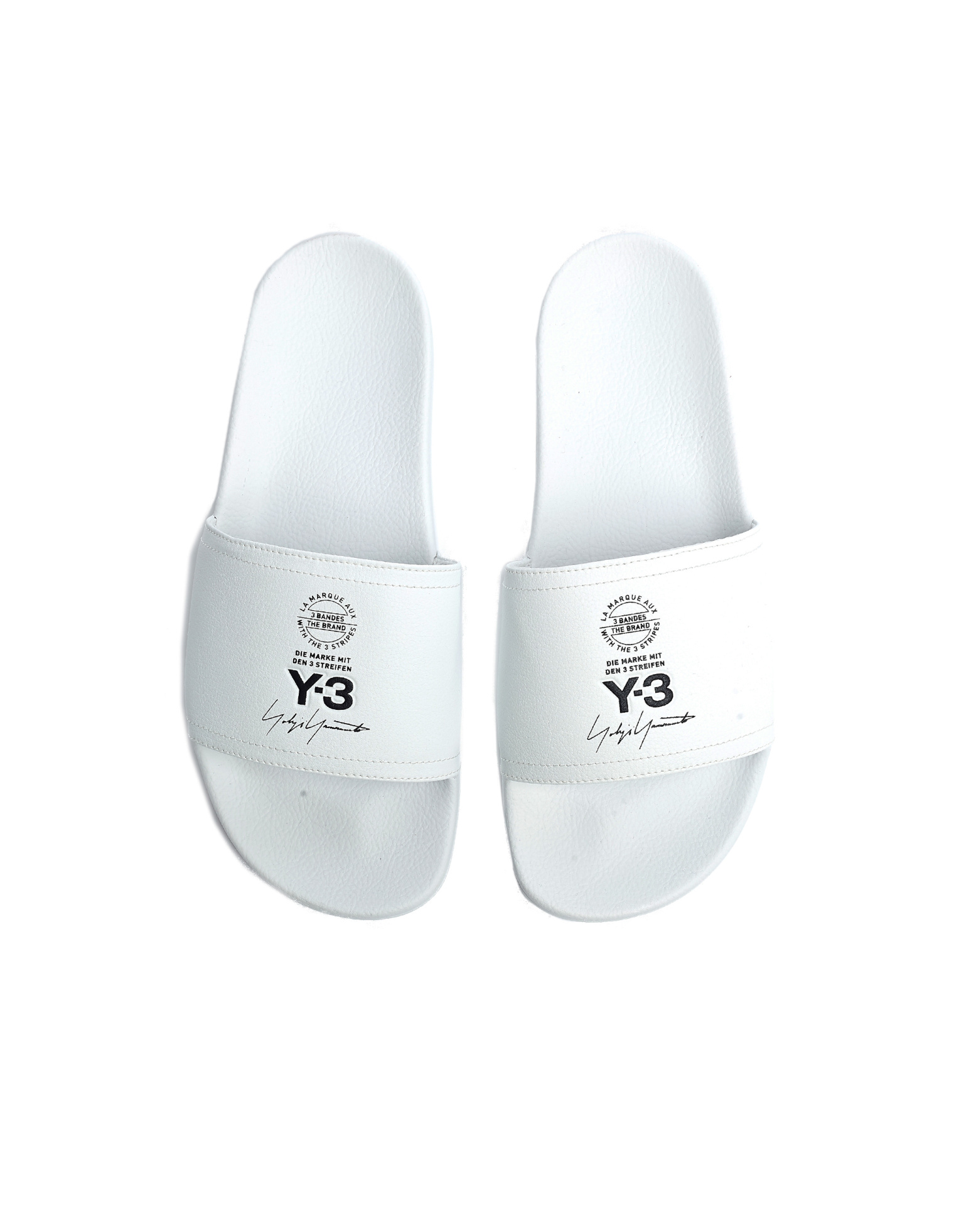 Y-3 Adilette Leather Slides