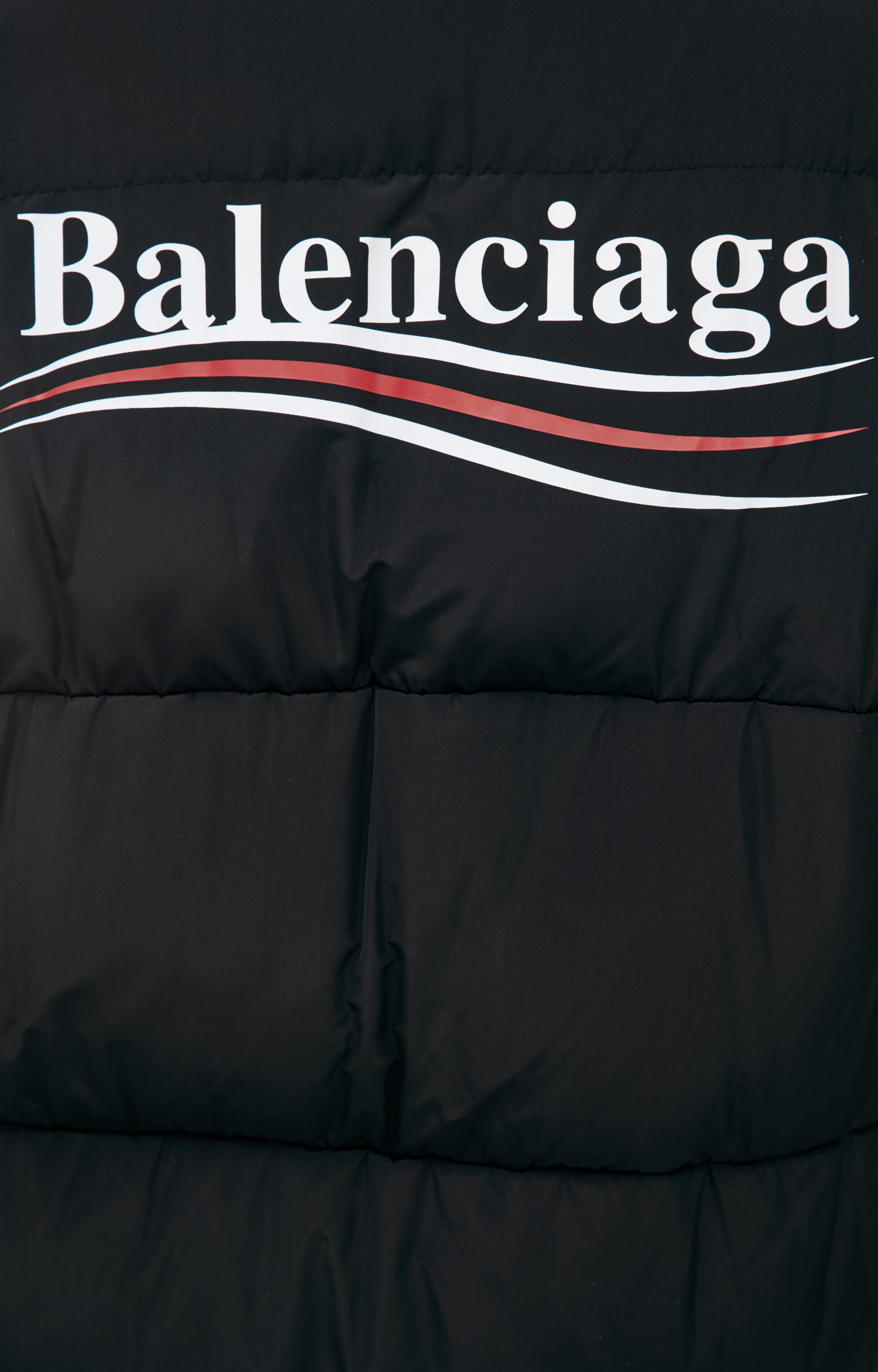 Balenciaga Oversize logo down jacket