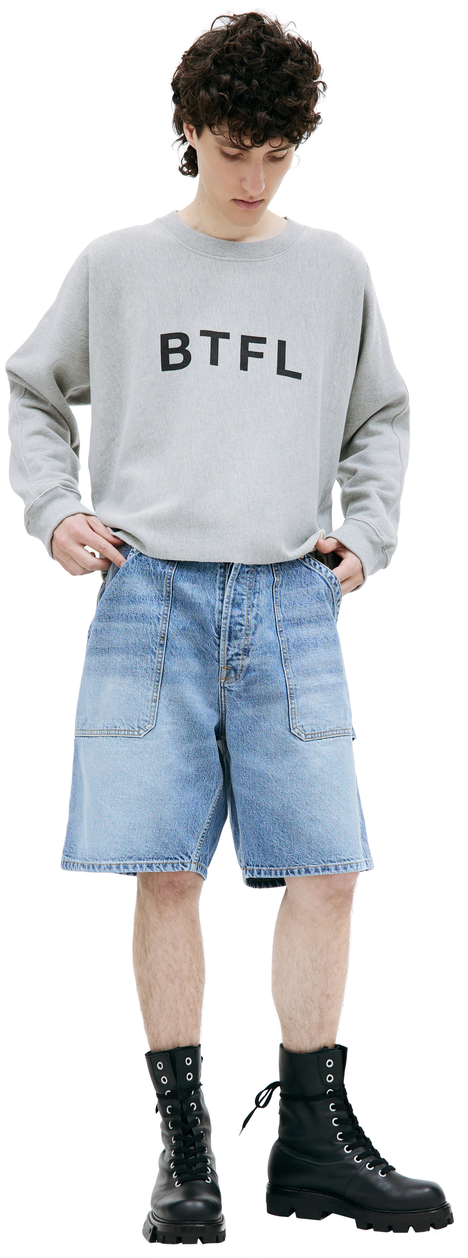 BTFL Denim shorts with pockets