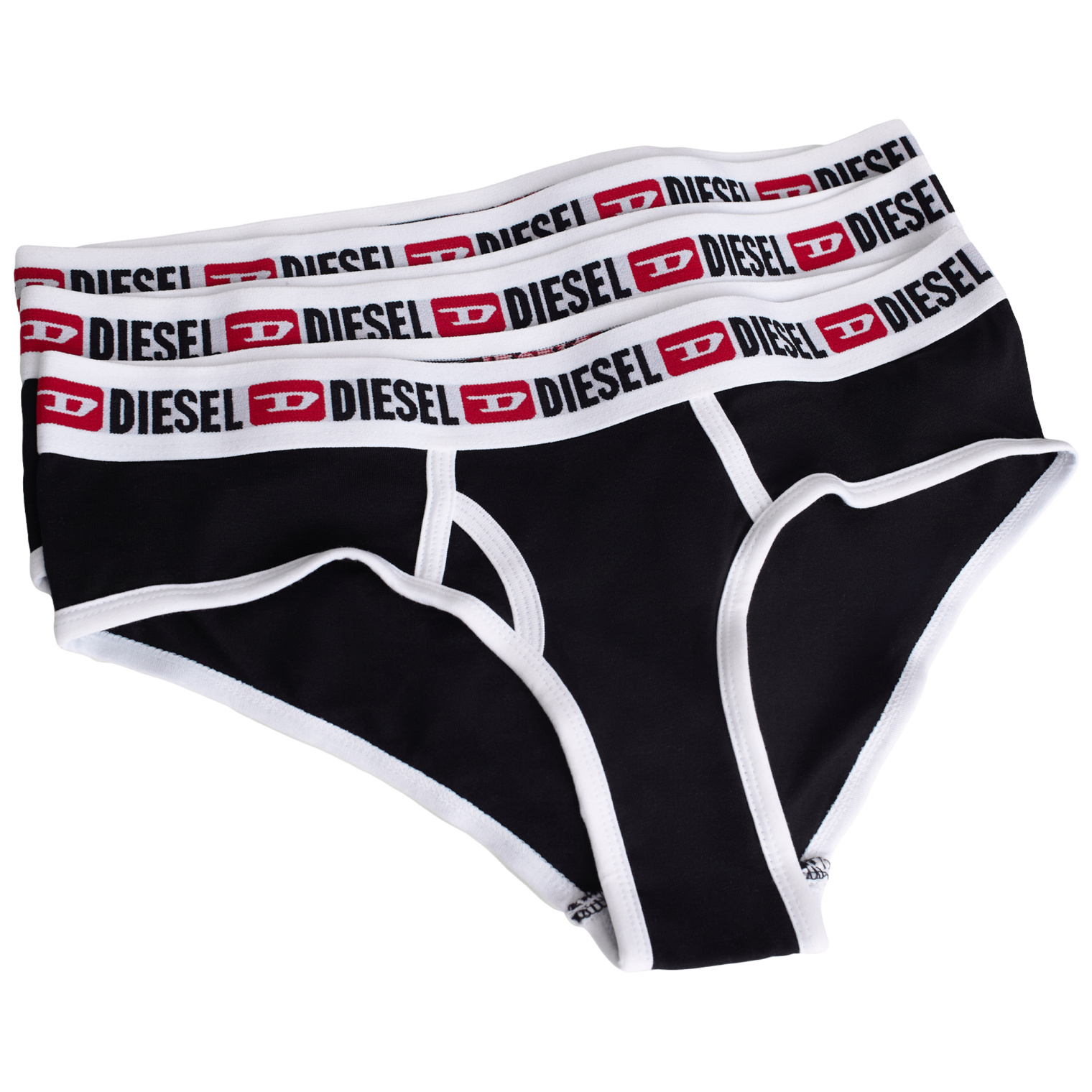 Buy Diesel men black three-pack of briefs for $55 online on