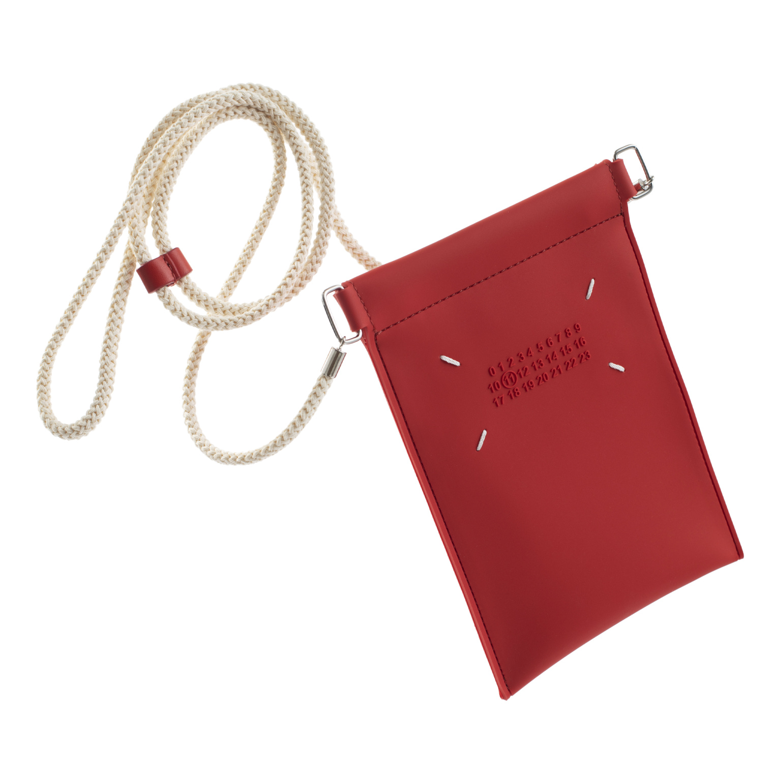 Maison Margiela Red phone holder bag