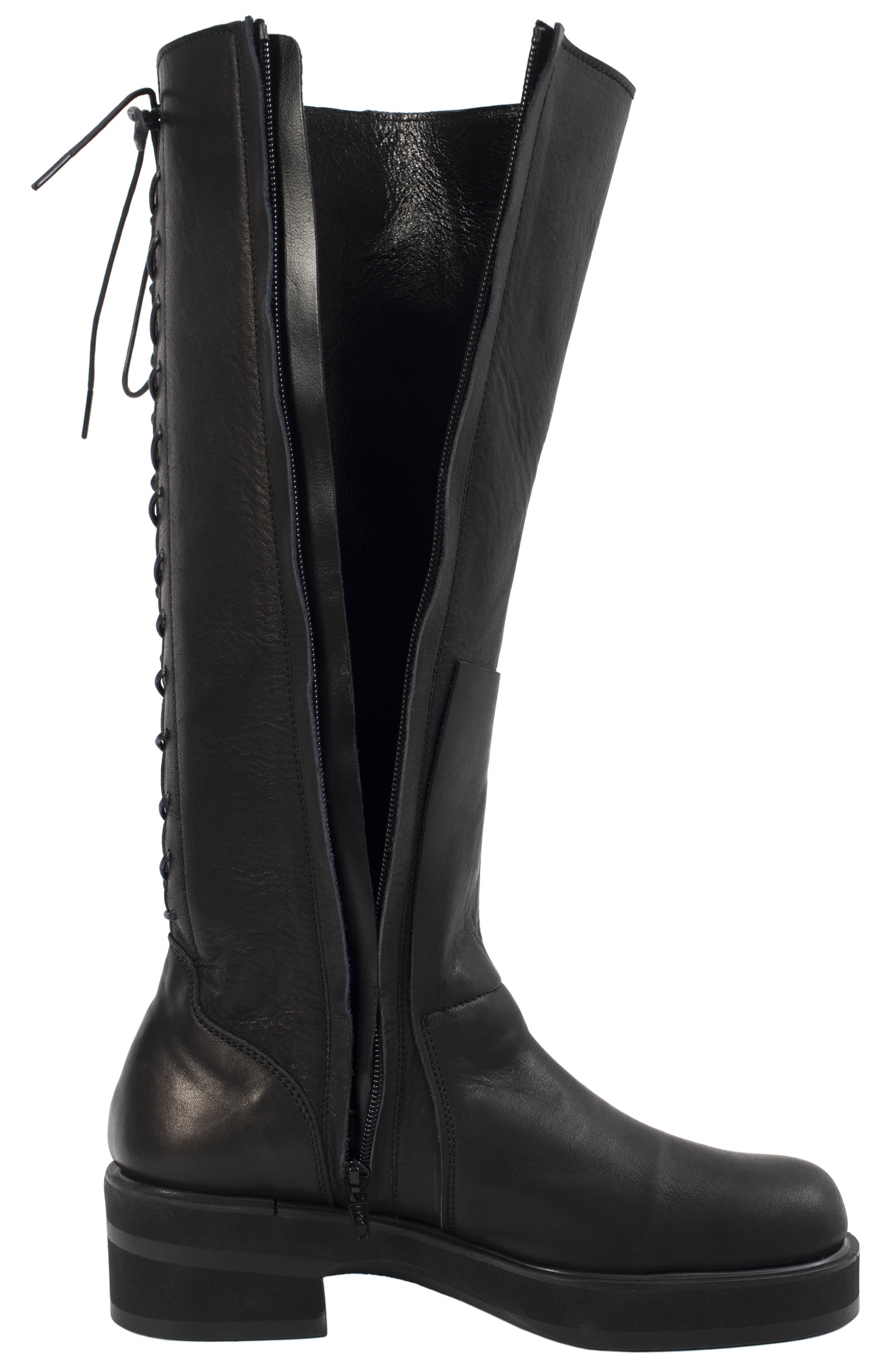 Yohji Yamamoto Black Leather Boots