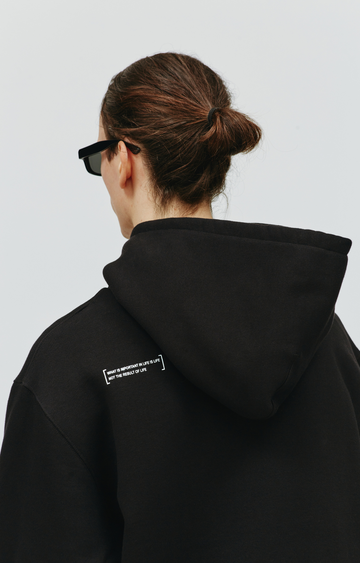 OAMC Black logo hoodie