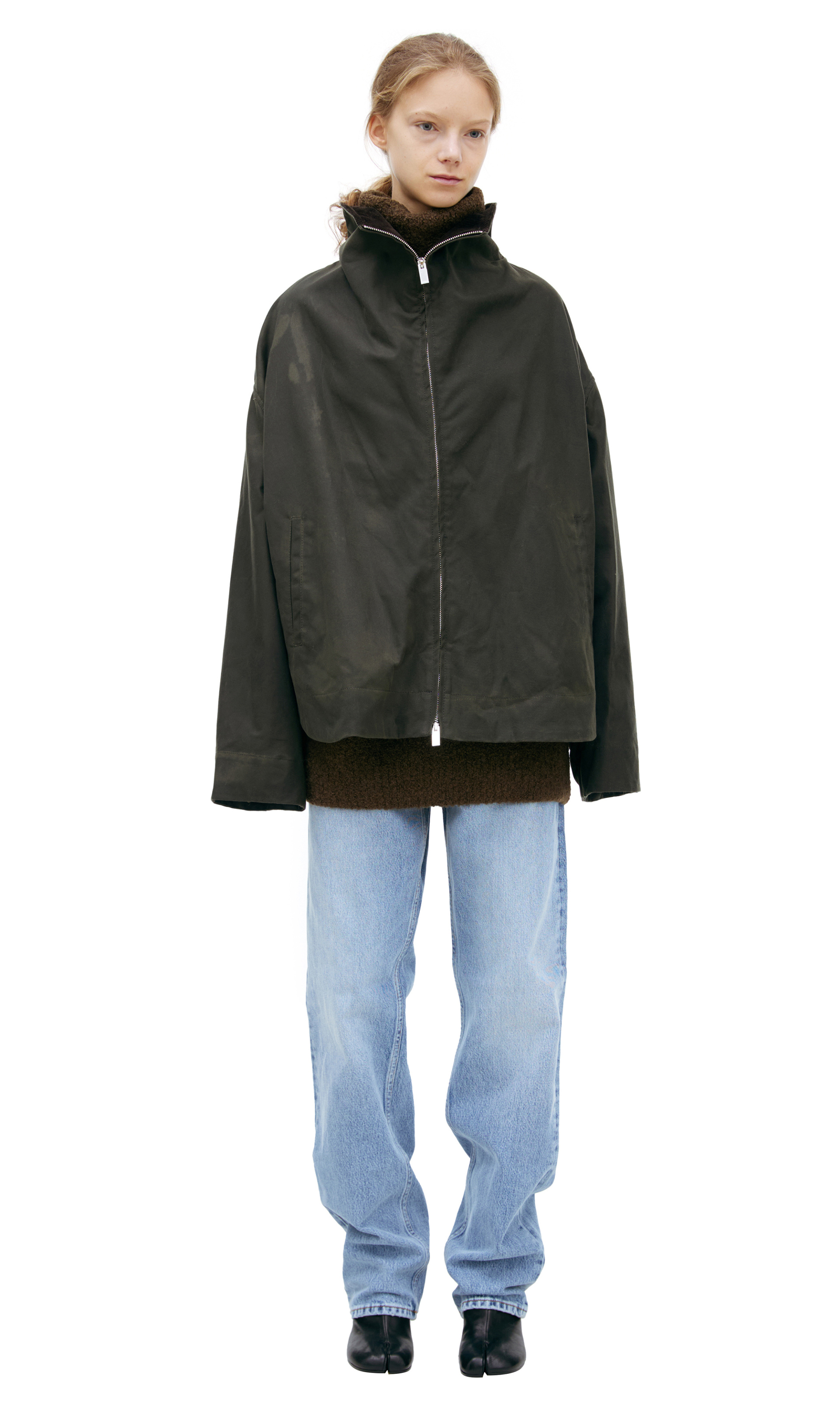 TOTEME Khaki zipper jacket