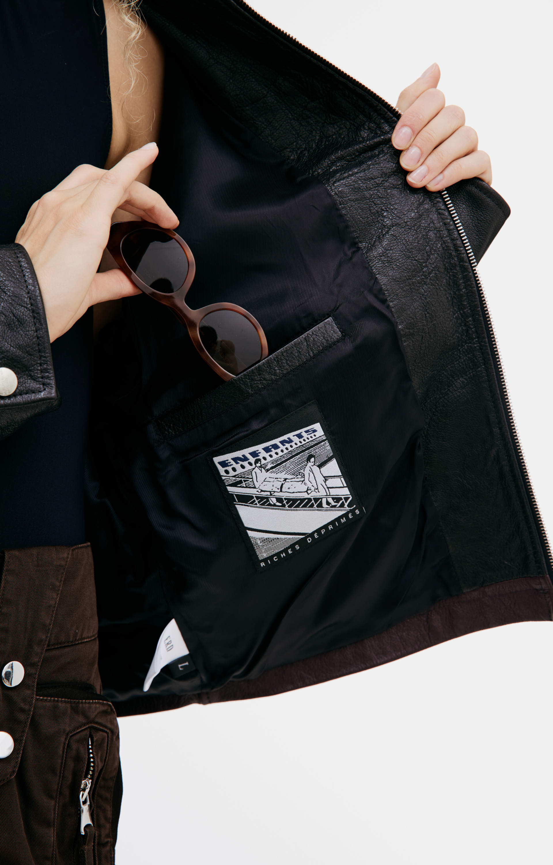 Enfants Riches Déprimés Leather western jacket