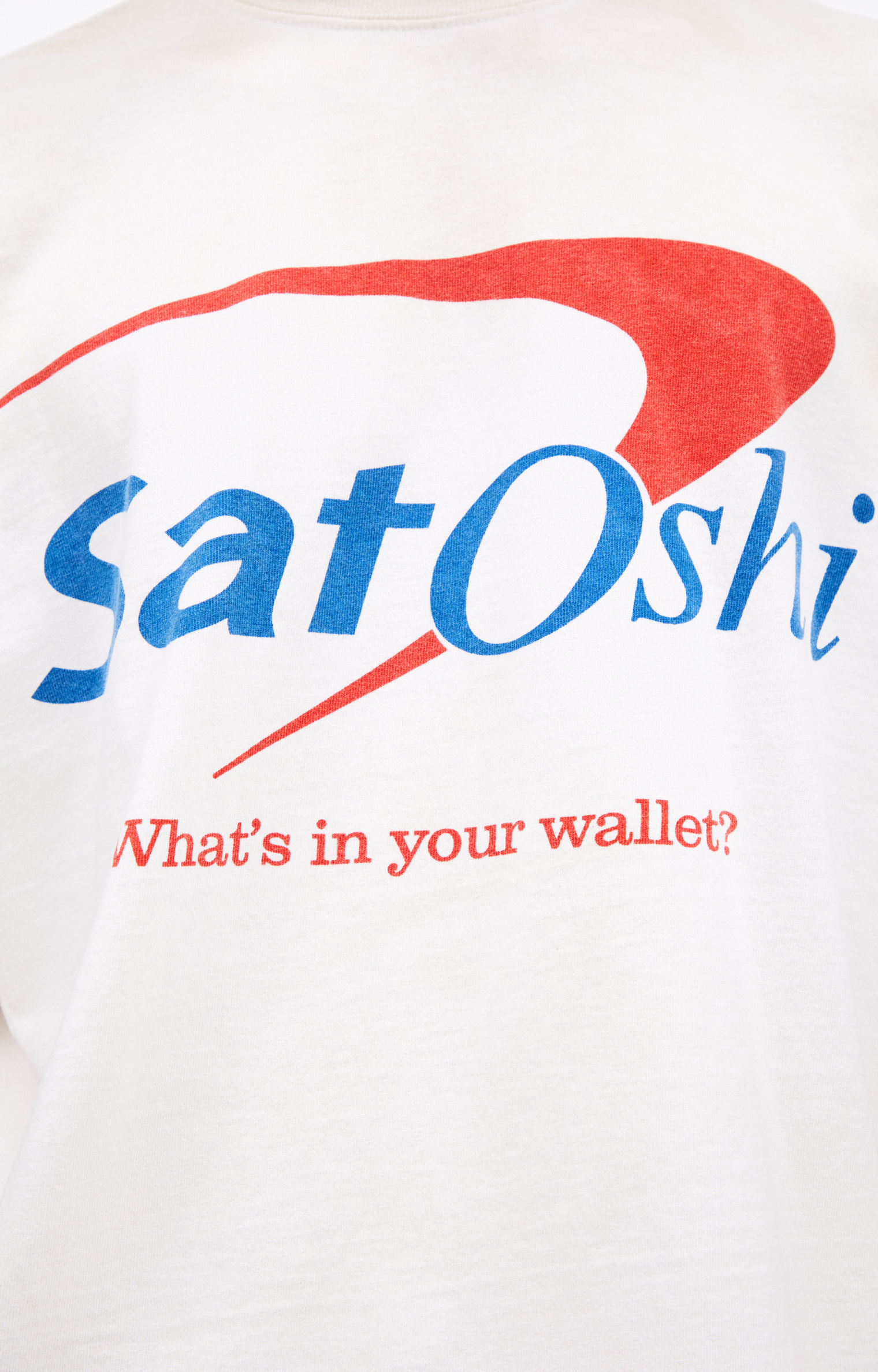 Satoshi Nakamoto \'What\'s in your wallet\' t-shirt