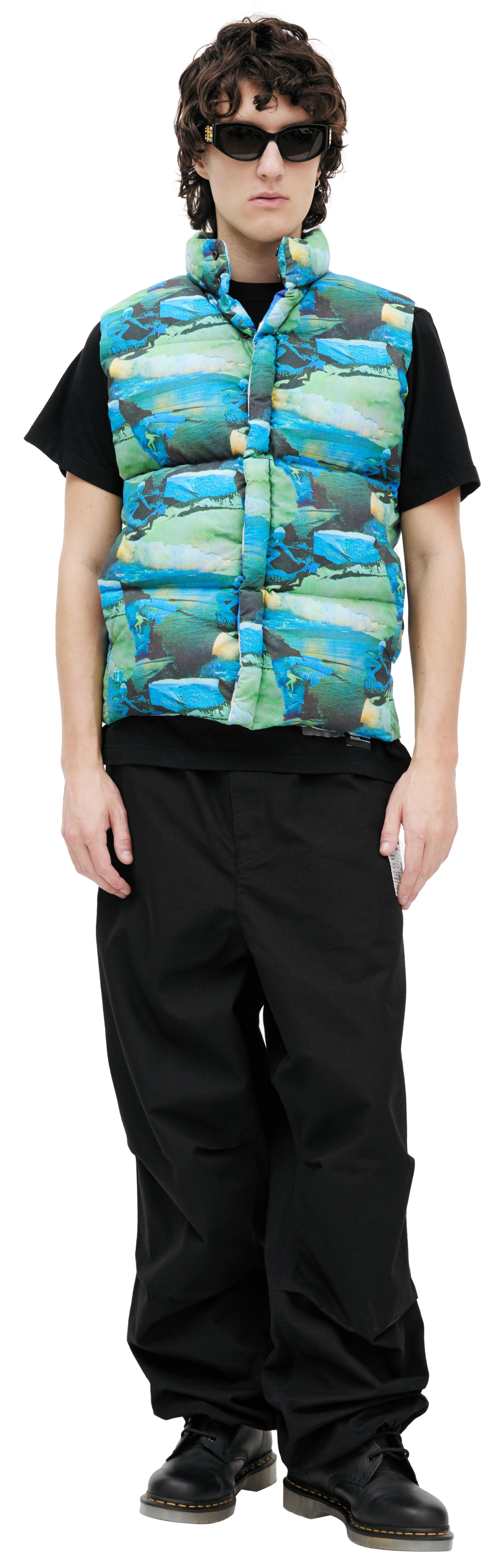 ERL Monoprint puffer vest