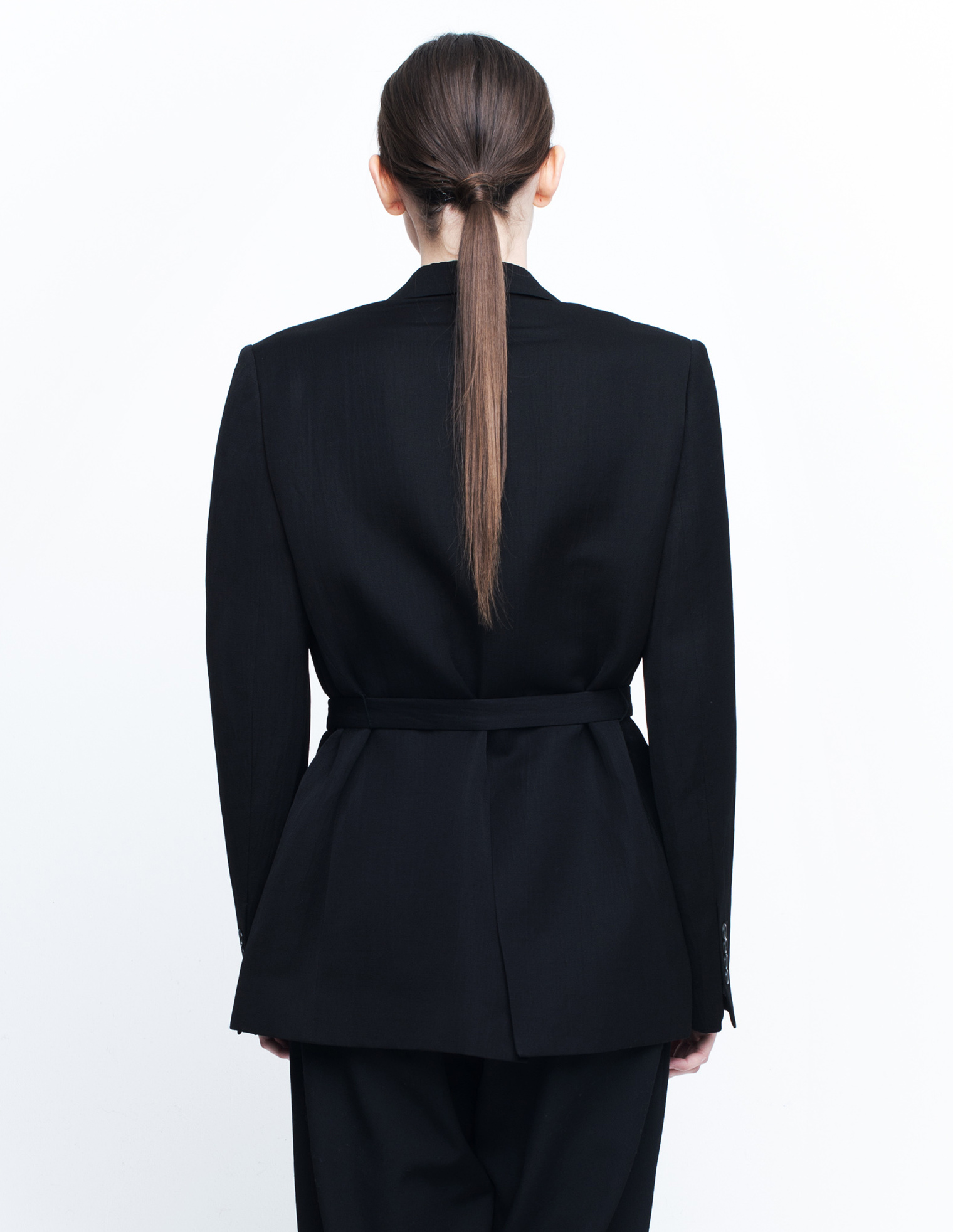 Ann Demeulemeester Жакет с поясом