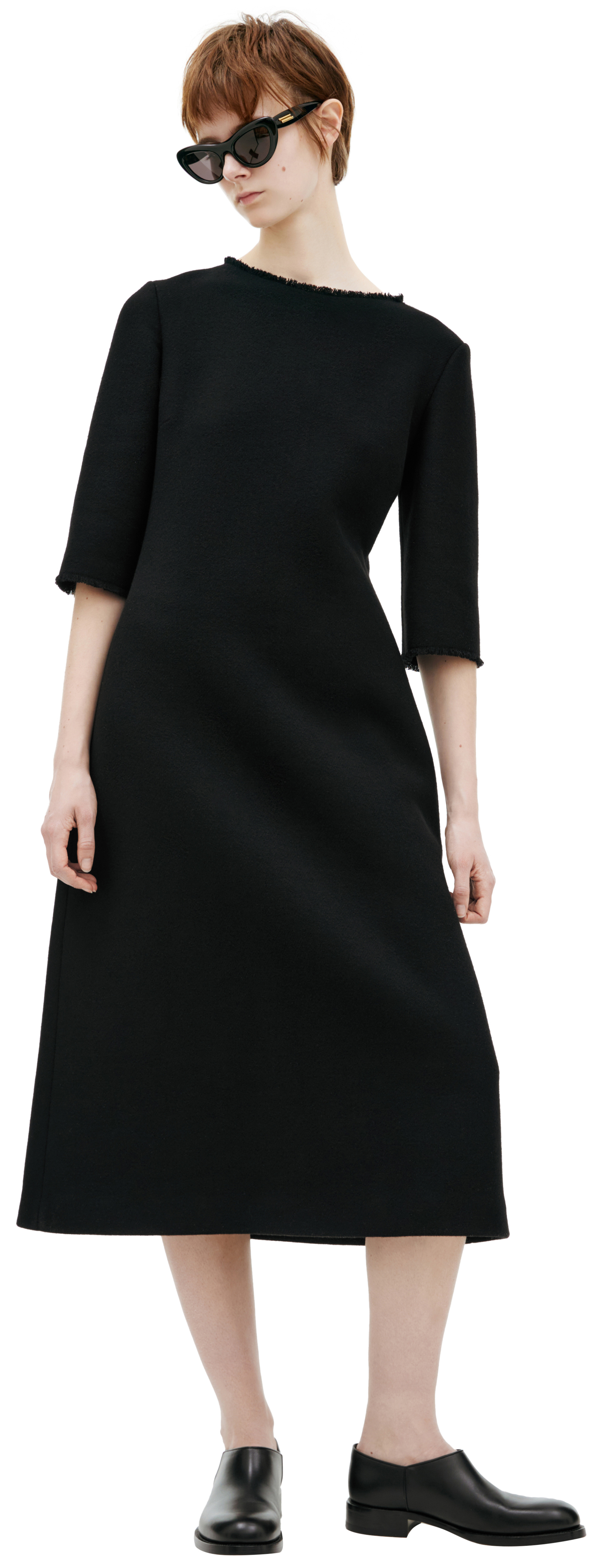The Row Dress with raw collar