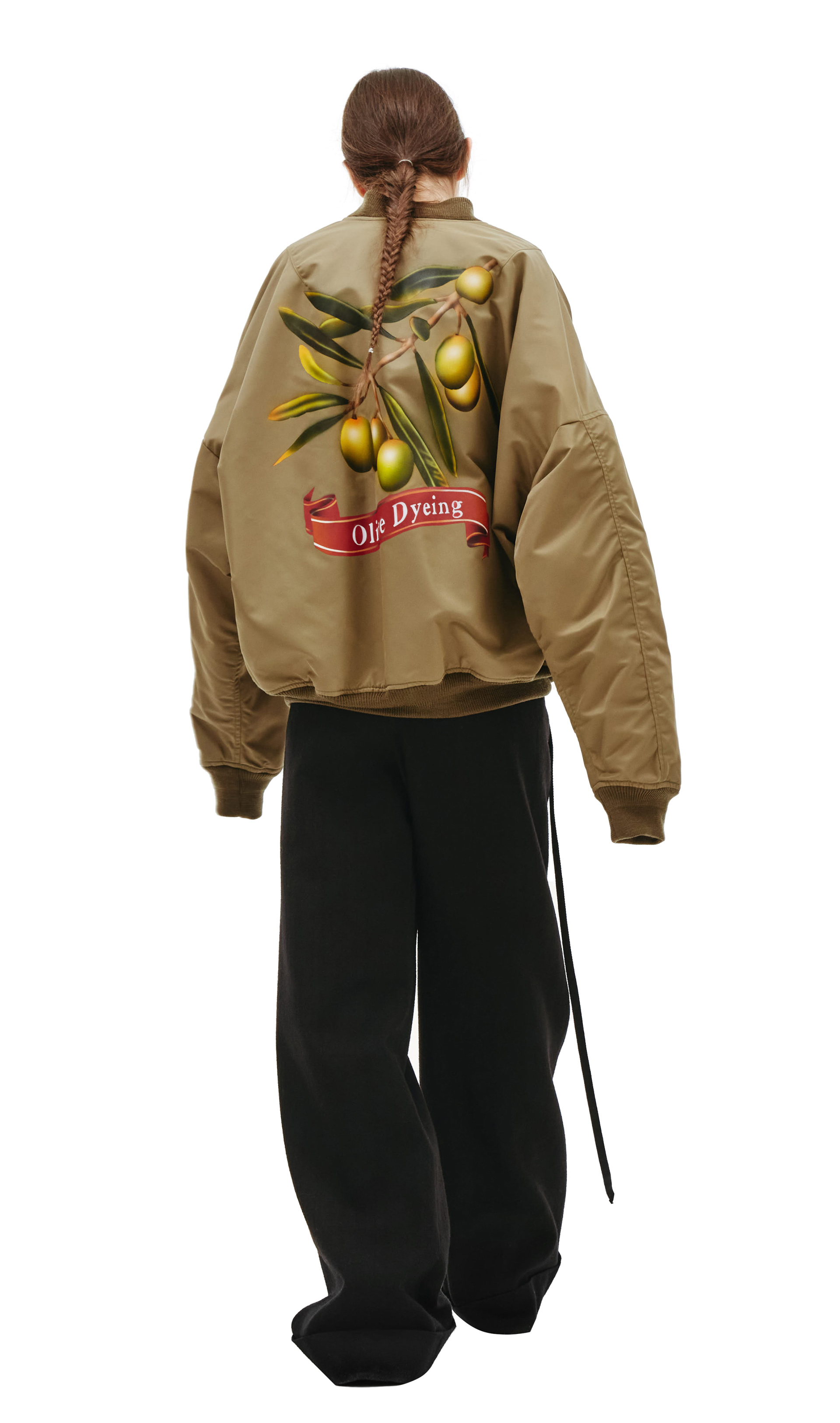 Doublet Olive Vegetable Dyed MA-1 Bomber