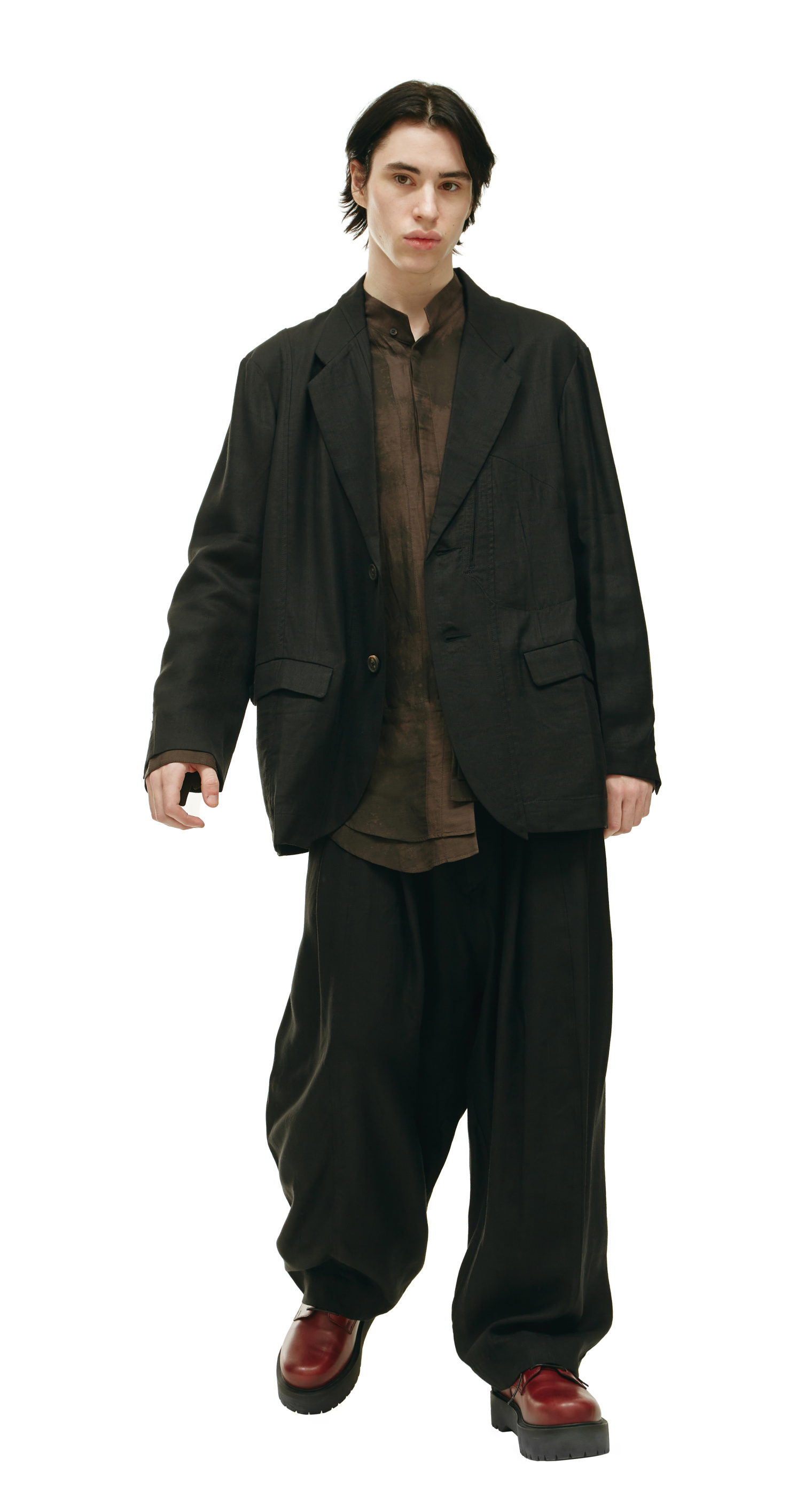 Ziggy Chen Однобортный оверсайз пиджак